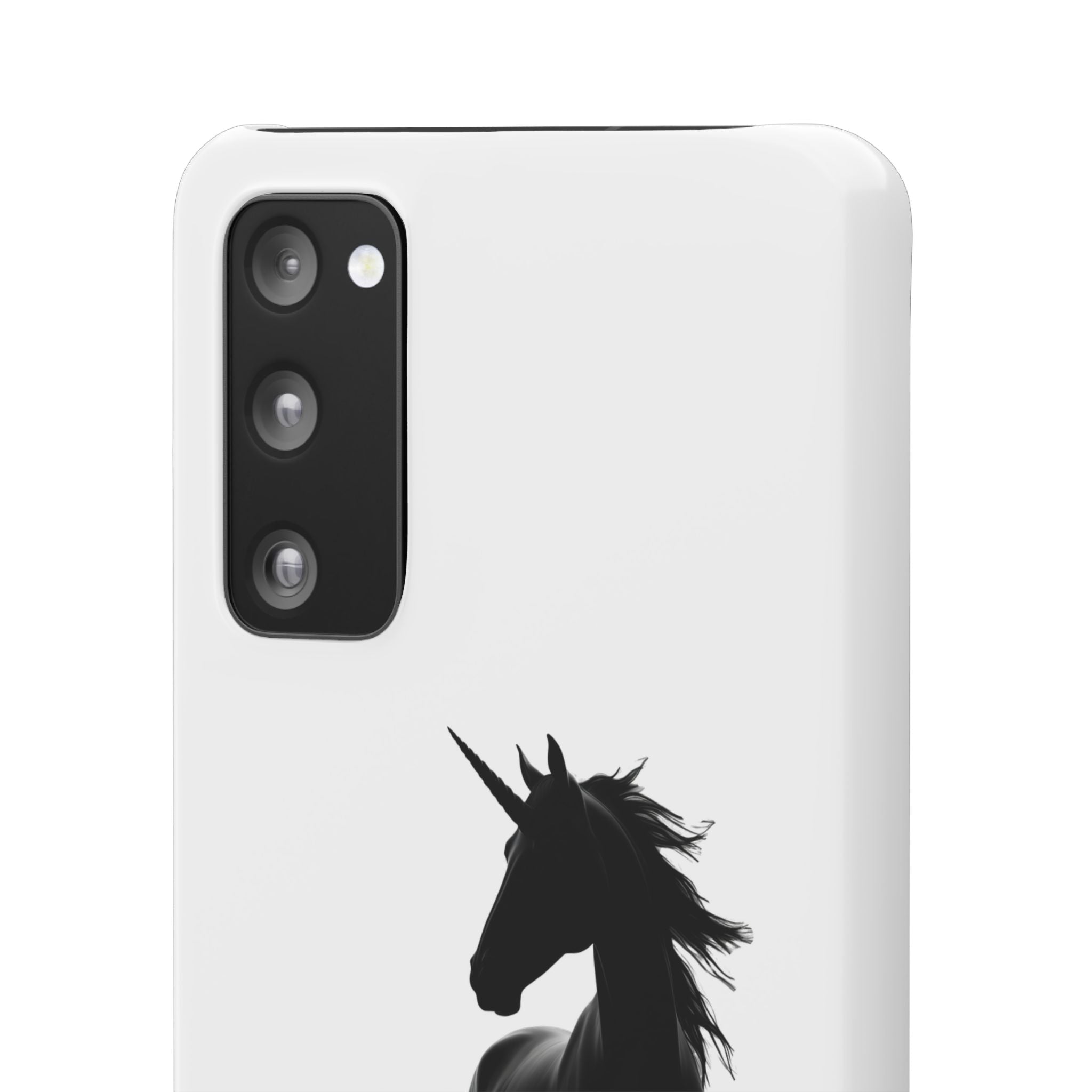 Unicorn Silhouette Phone Case – 'You found me' Protective Snap Case