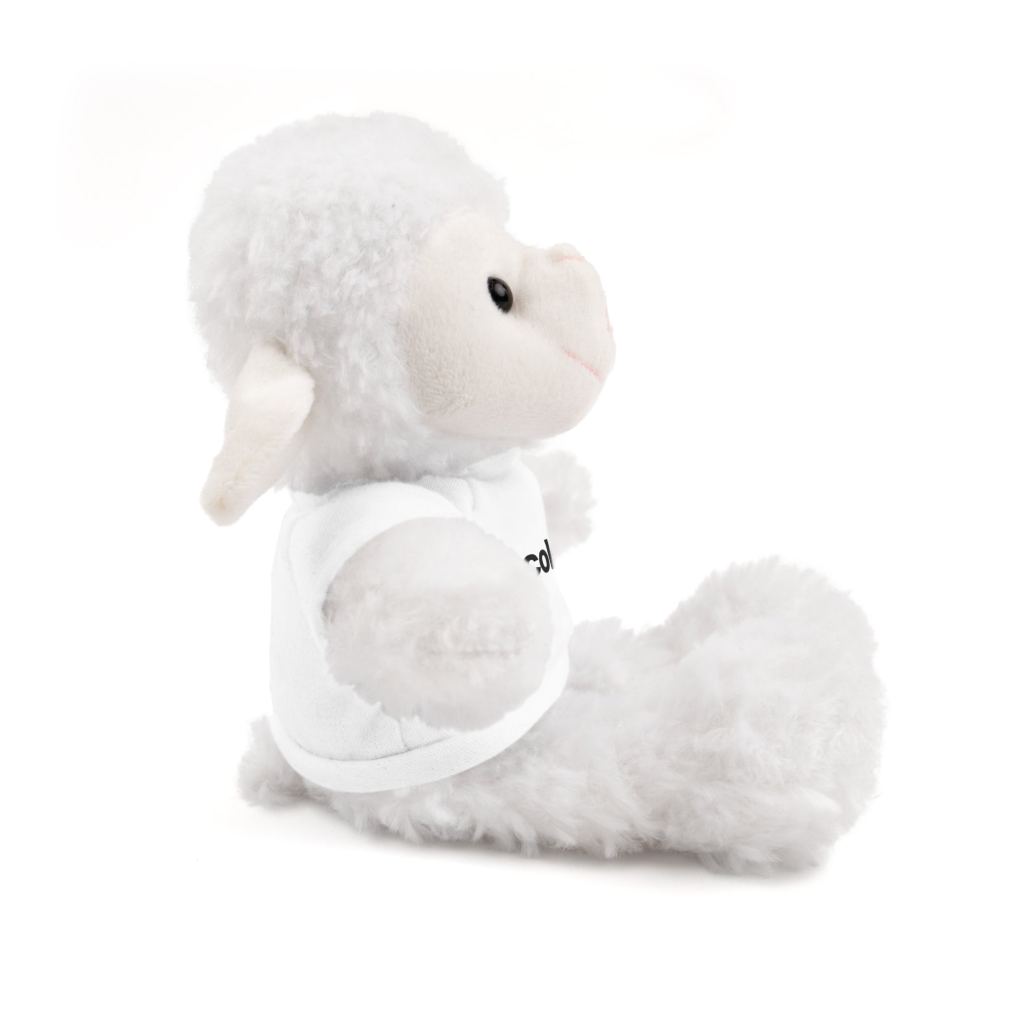 Stuffed Animal with 'colette' Logo Tee - 6 ANIMALS & 6 COLORS