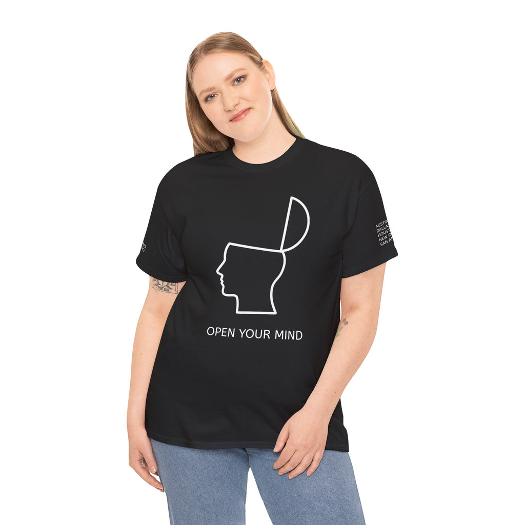 Unisex Boxy T-Shirt - Open Your Mind with colette Logo Back