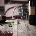 'colette' 12oz Wine Glass — Engraved Stemmed Glass