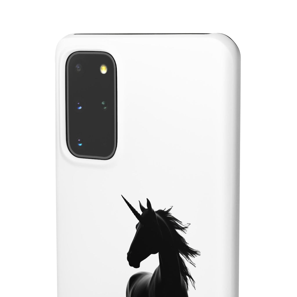 Unicorn Silhouette Phone Case – 'You found me' Protective Snap Case