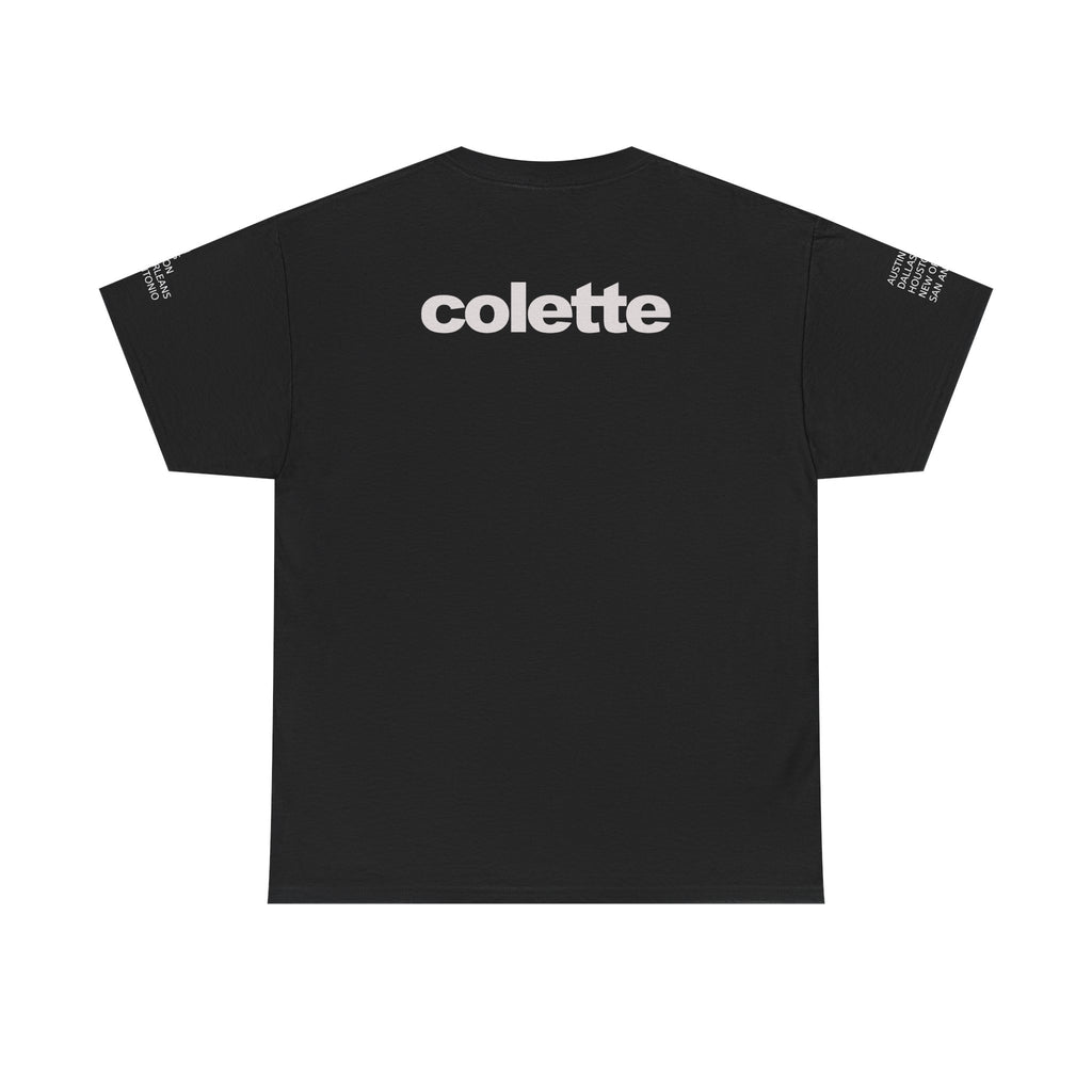 Unisex Boxy T-Shirt - Open Your Mind with colette Logo Back