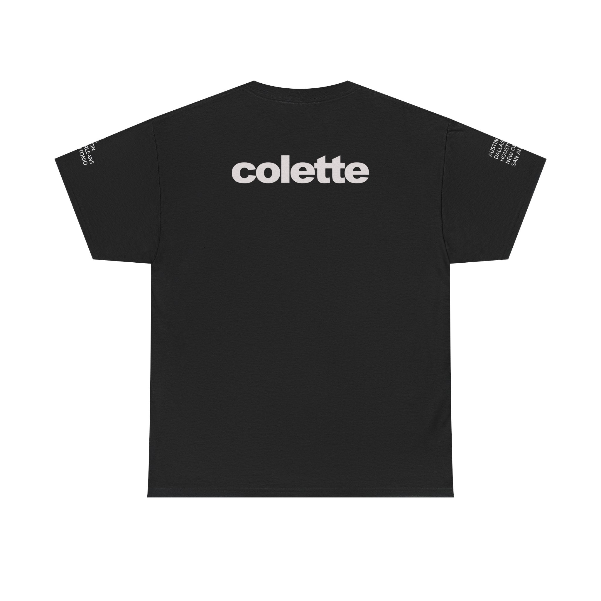 Unisex Boxy T-Shirt - Open Your Mind with colette Logo Back