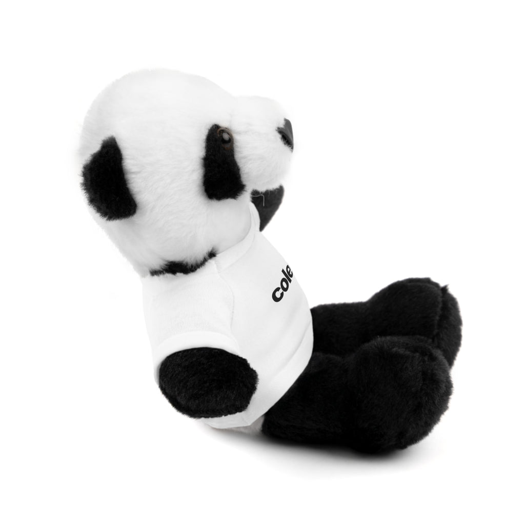 Stuffed Animal with 'colette' Logo Tee - 6 ANIMALS & 6 COLORS