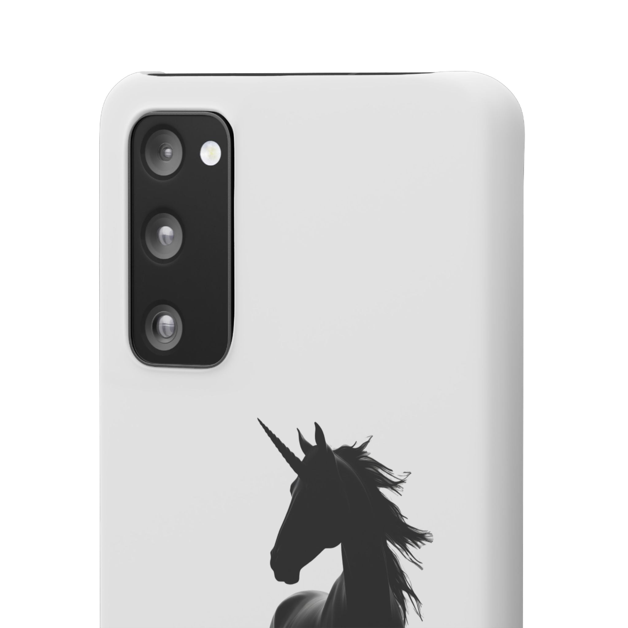 Unicorn Silhouette Phone Case – 'You found me' Protective Snap Case