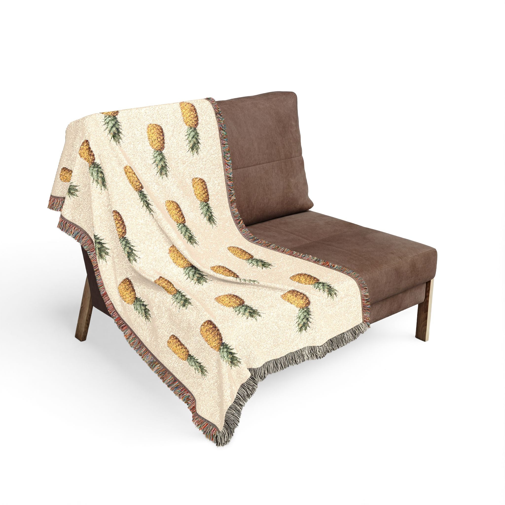 Pineapple Woven Throw Blanket - Decorative Throw