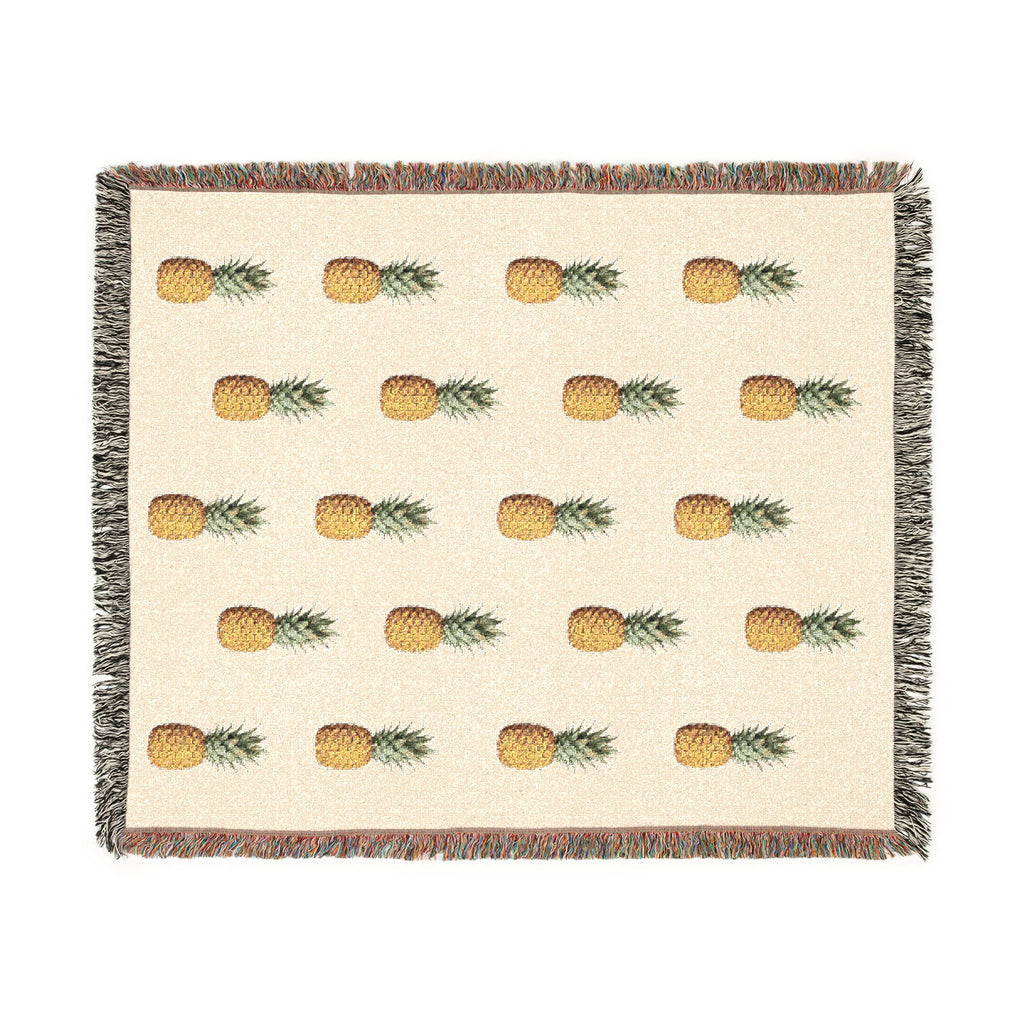 Pineapple Woven Throw Blanket - Decorative Throw