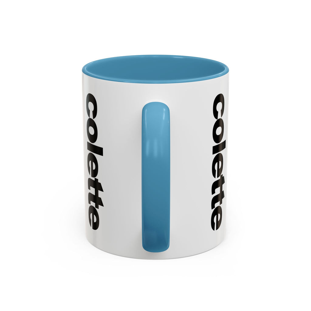 colette Accent Coffee Mug – Color Handle & Interior (11/15oz)
