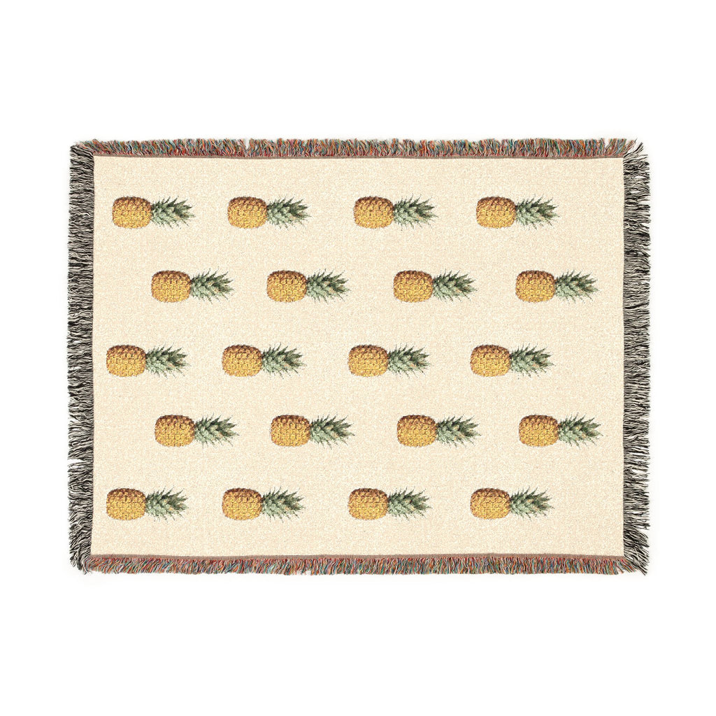 Pineapple Woven Throw Blanket - Decorative Throw