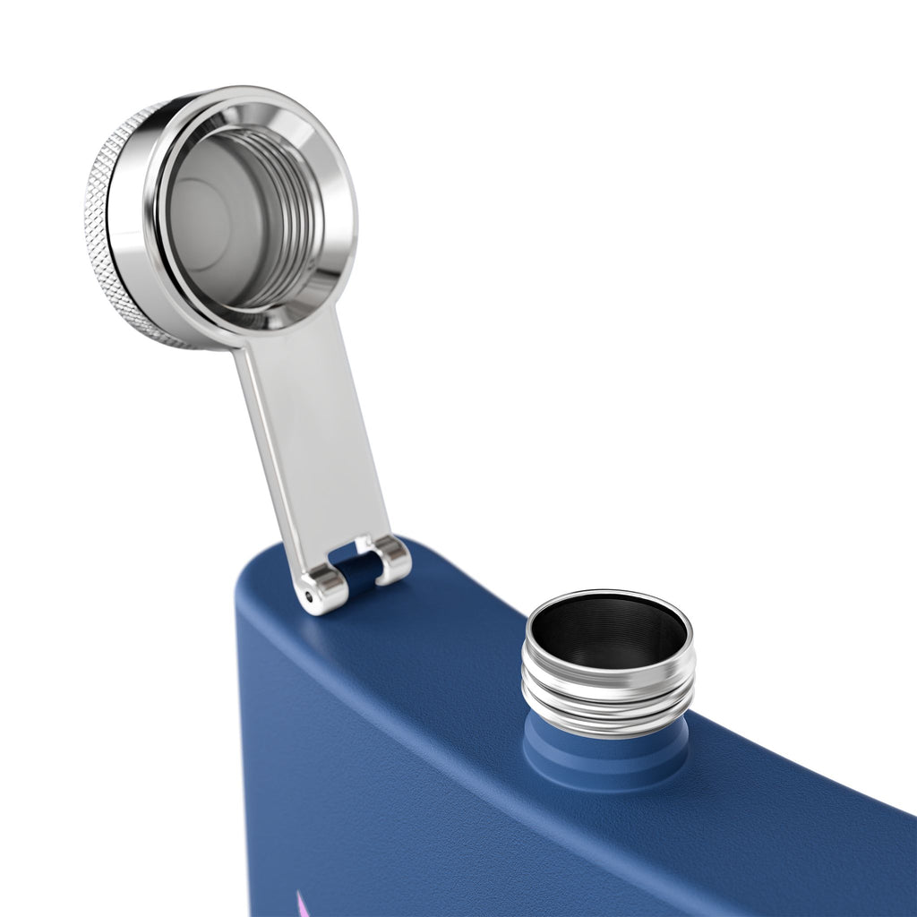 Flask - "Queen of Swing" Stainless Steel 6oz Hip Flask