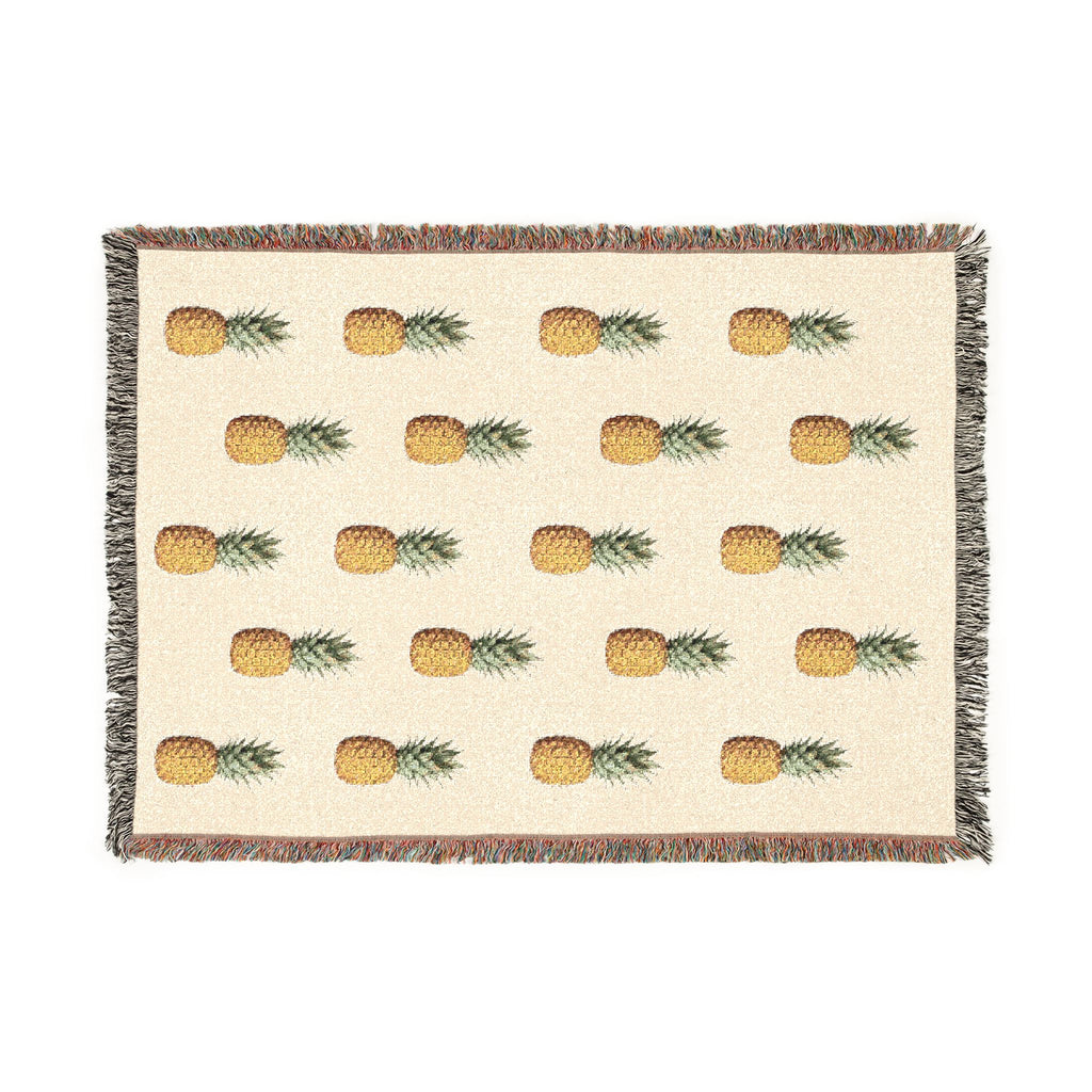 Pineapple Woven Throw Blanket - Decorative Throw