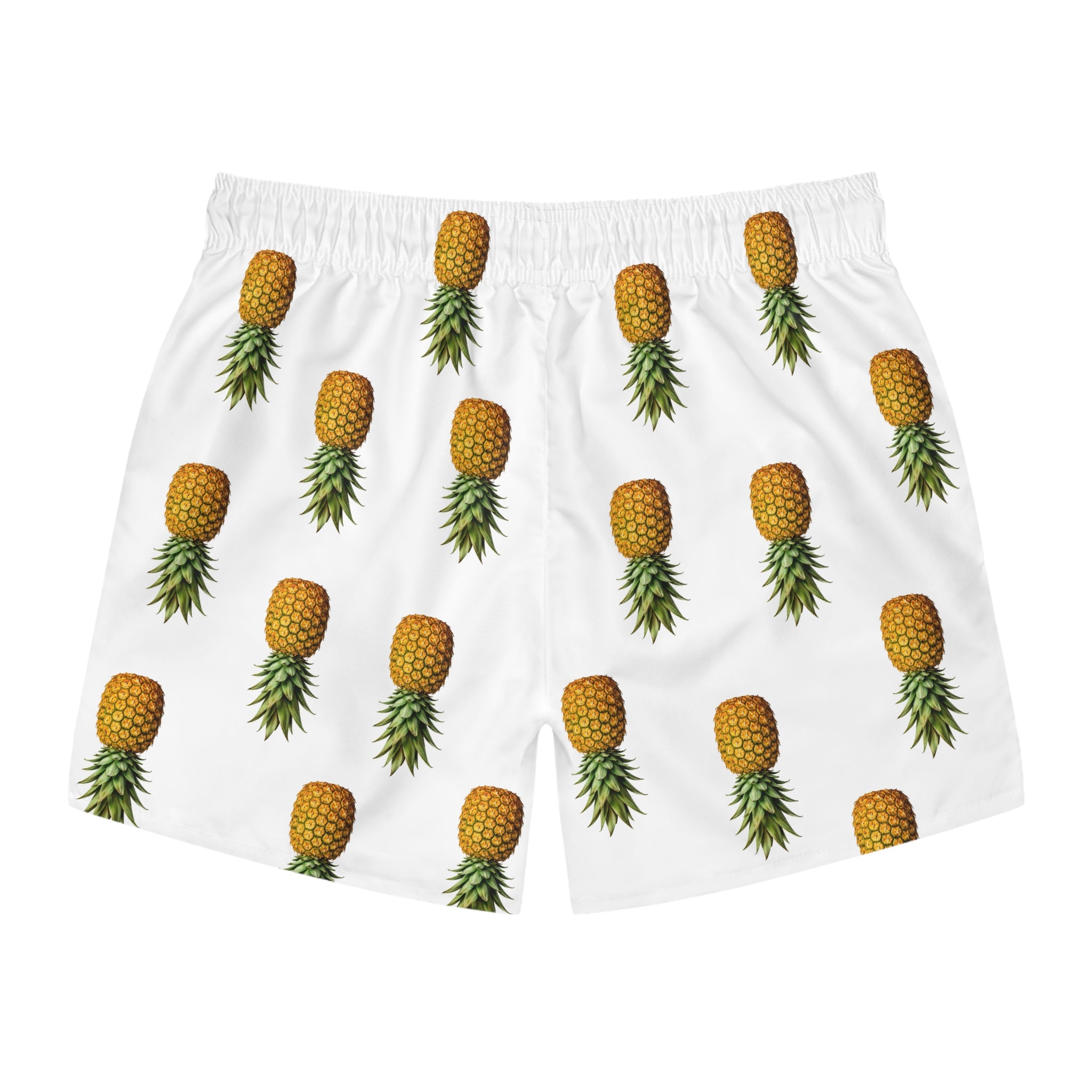 Pineapple Print Swim Trunks