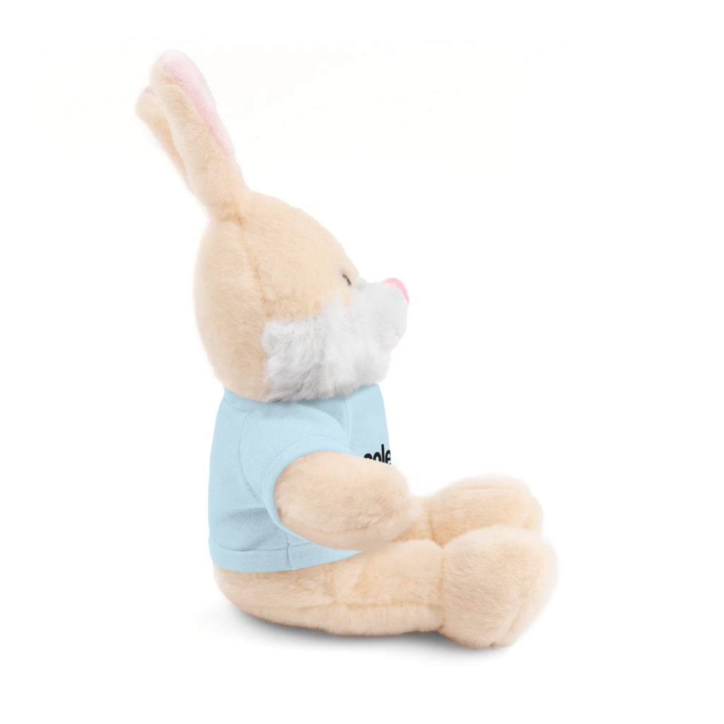 Stuffed Animal with 'colette' Logo Tee - 6 ANIMALS & 6 COLORS