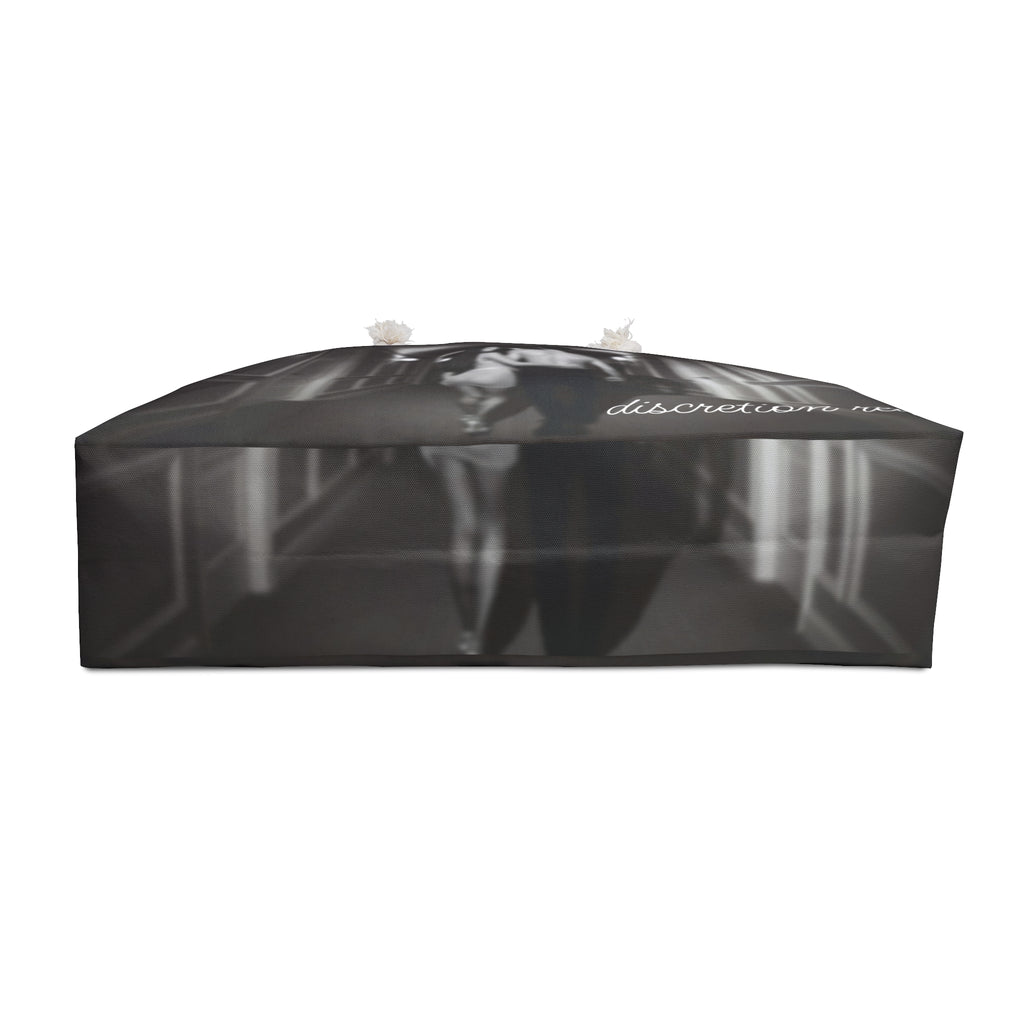 Carlysle Weekender Bag — Moody Black & White Couple Photo Travel Tote