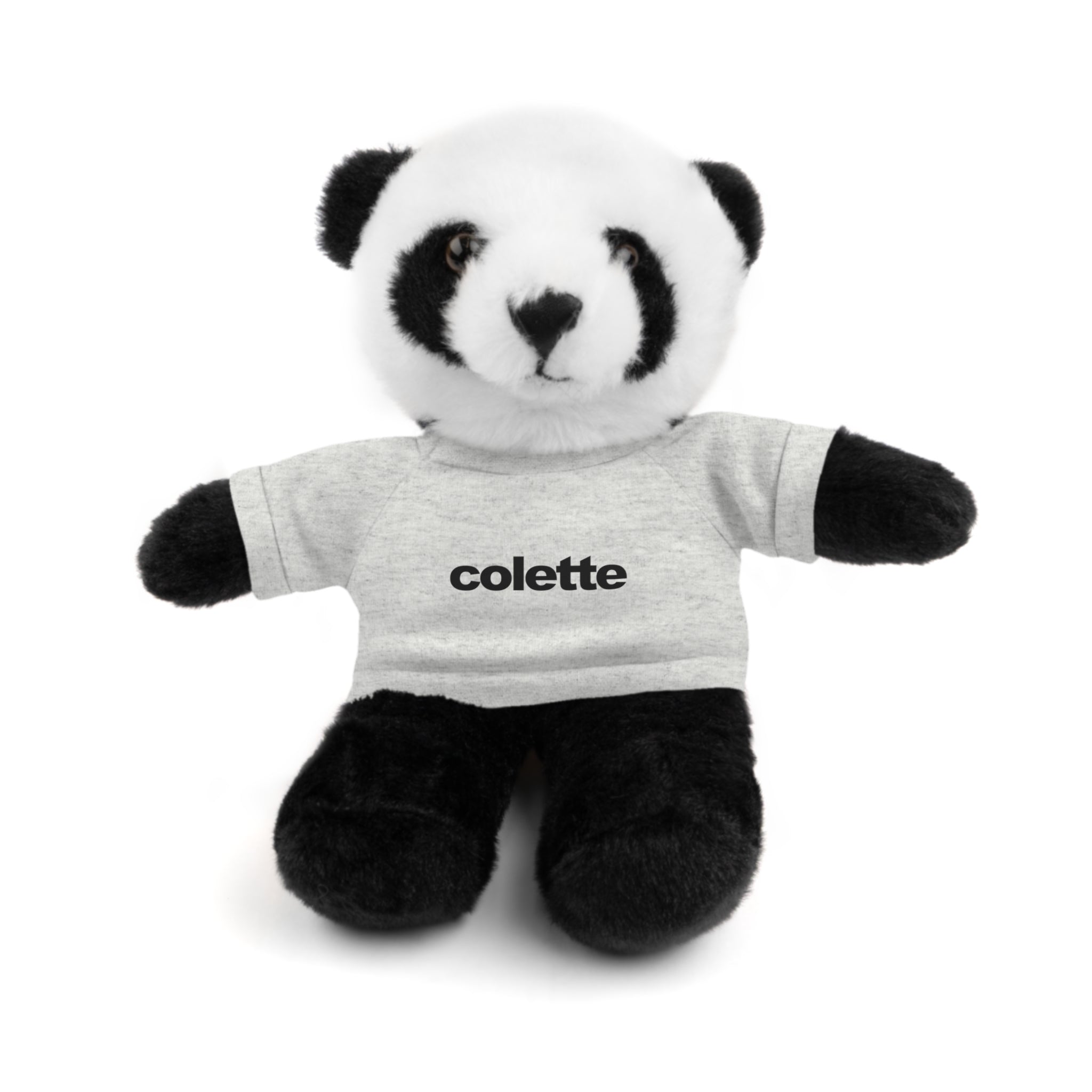 Stuffed Animal with 'colette' Logo Tee - 6 ANIMALS & 6 COLORS