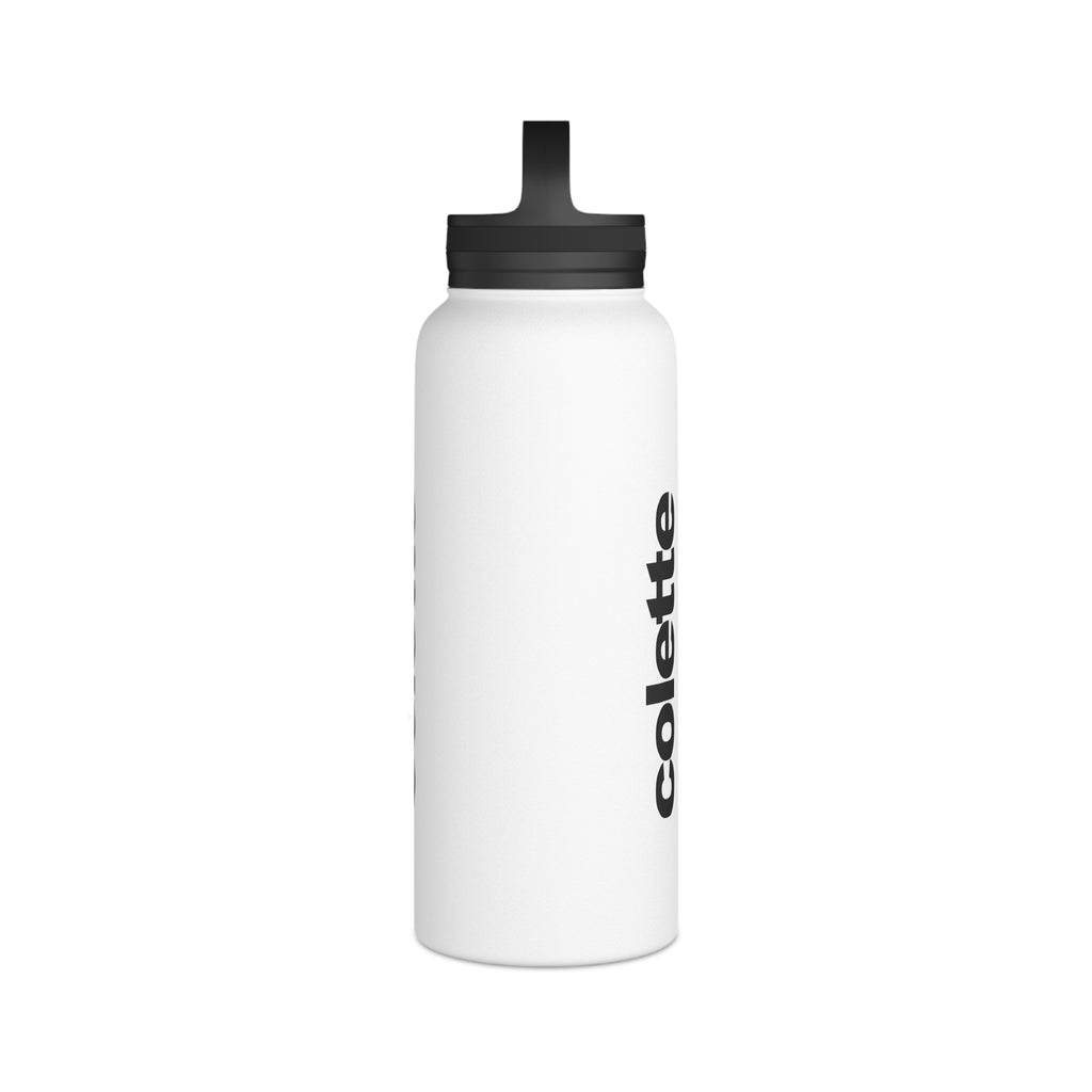 Insulated Stainless Steel Water Bottle with Handle Lid - 'colette' Logo
