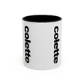 colette Accent Coffee Mug – Color Handle & Interior (11/15oz)