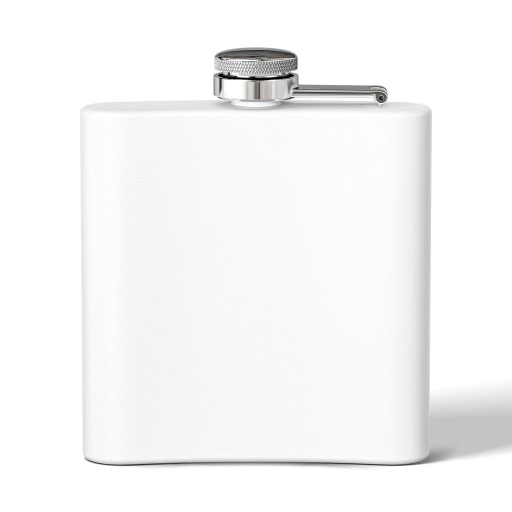 Flask - "King of Swing" Stainless Steel 6oz Hip Flask