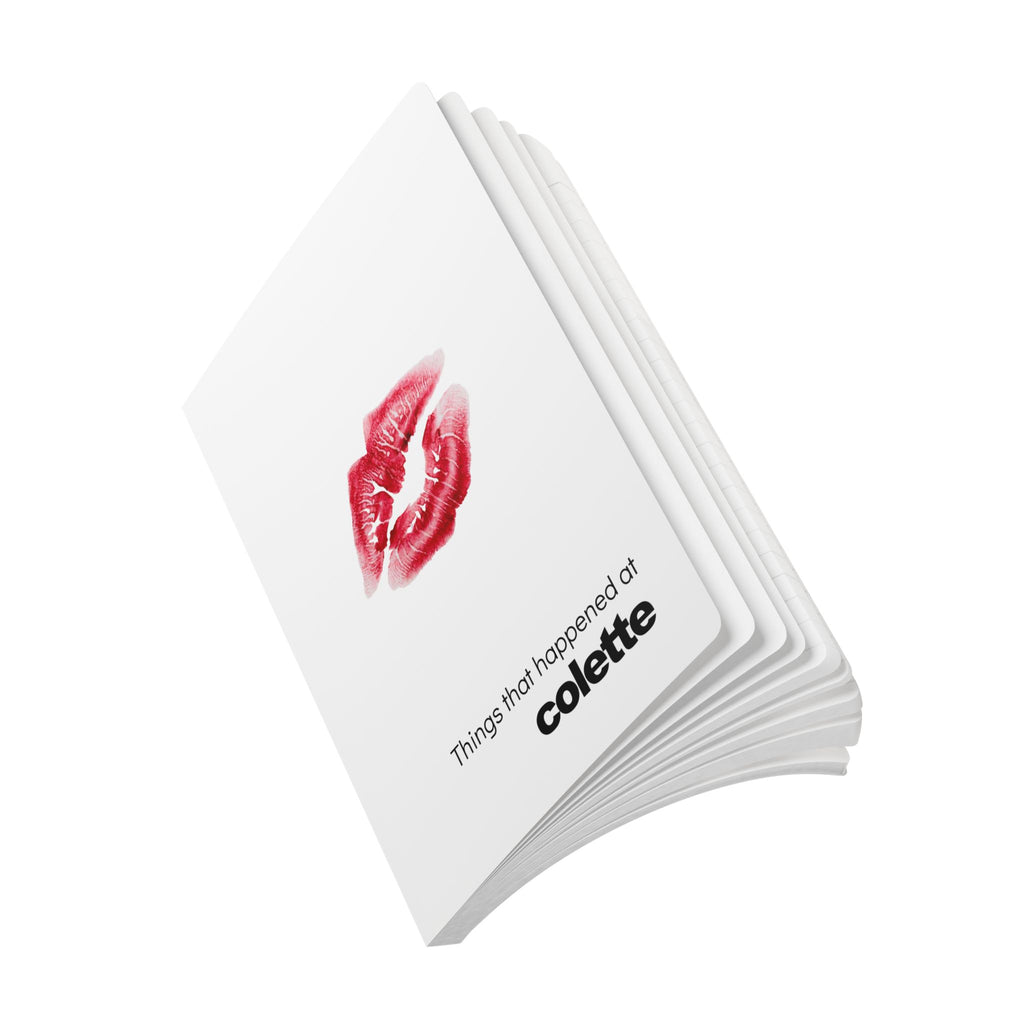 Softcover Journal — “Things that happened at colette” Kiss Print Notebook