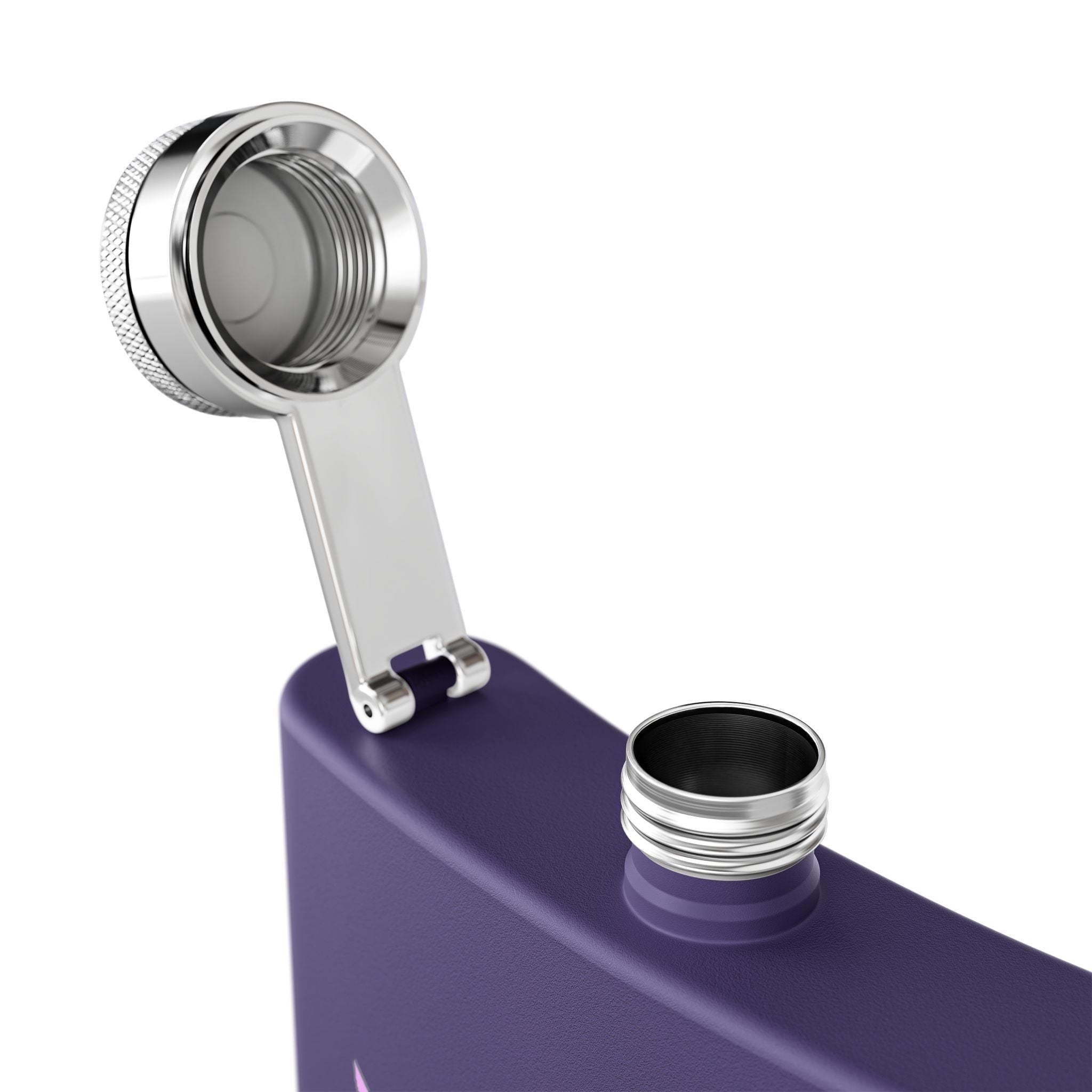 Flask - "Queen of Swing" Stainless Steel 6oz Hip Flask