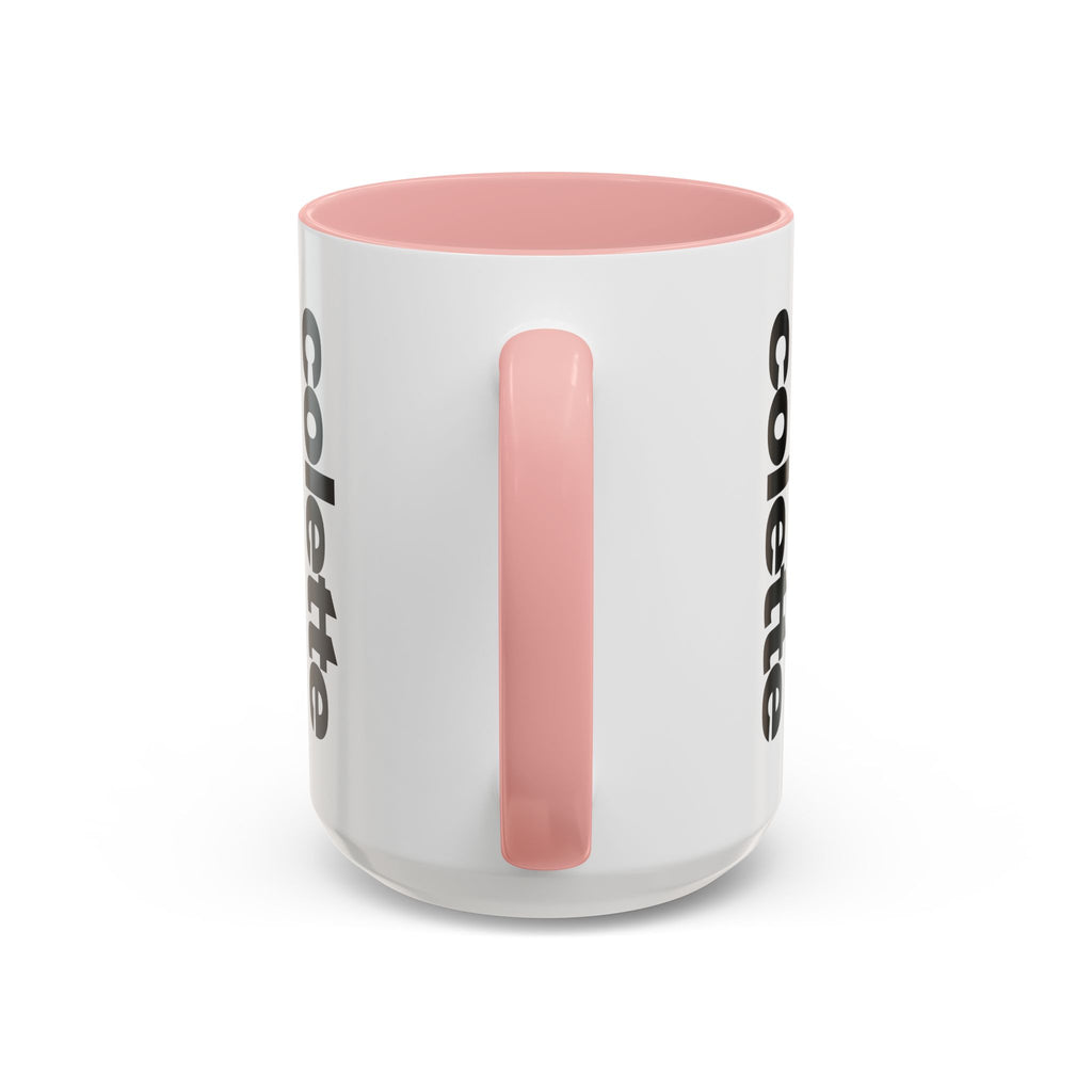 colette Accent Coffee Mug – Color Handle & Interior (11/15oz)