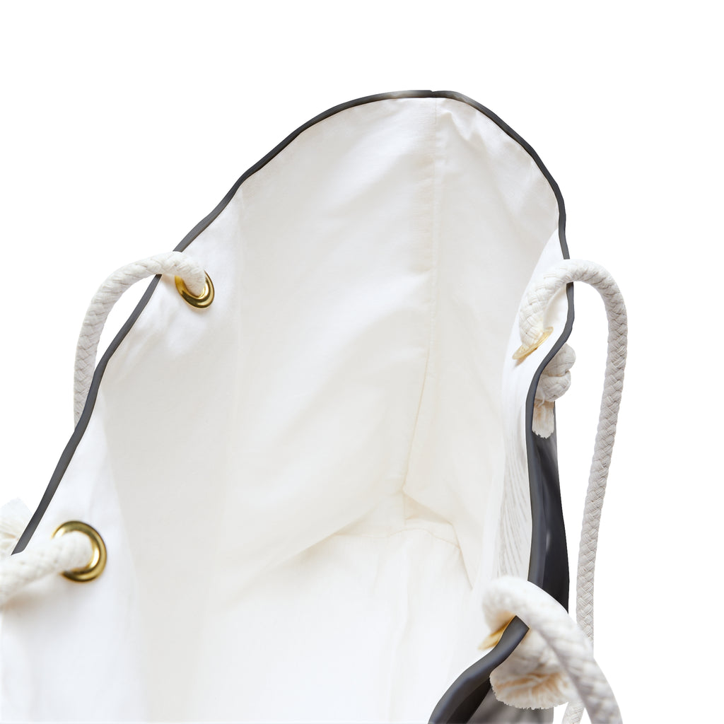 Chelsea Weekender Bag — Moody Black & White Couple Photo Travel Tote