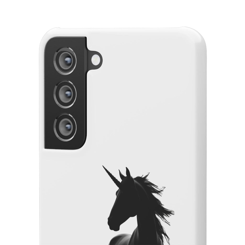 Unicorn Silhouette Phone Case – 'You found me' Protective Snap Case