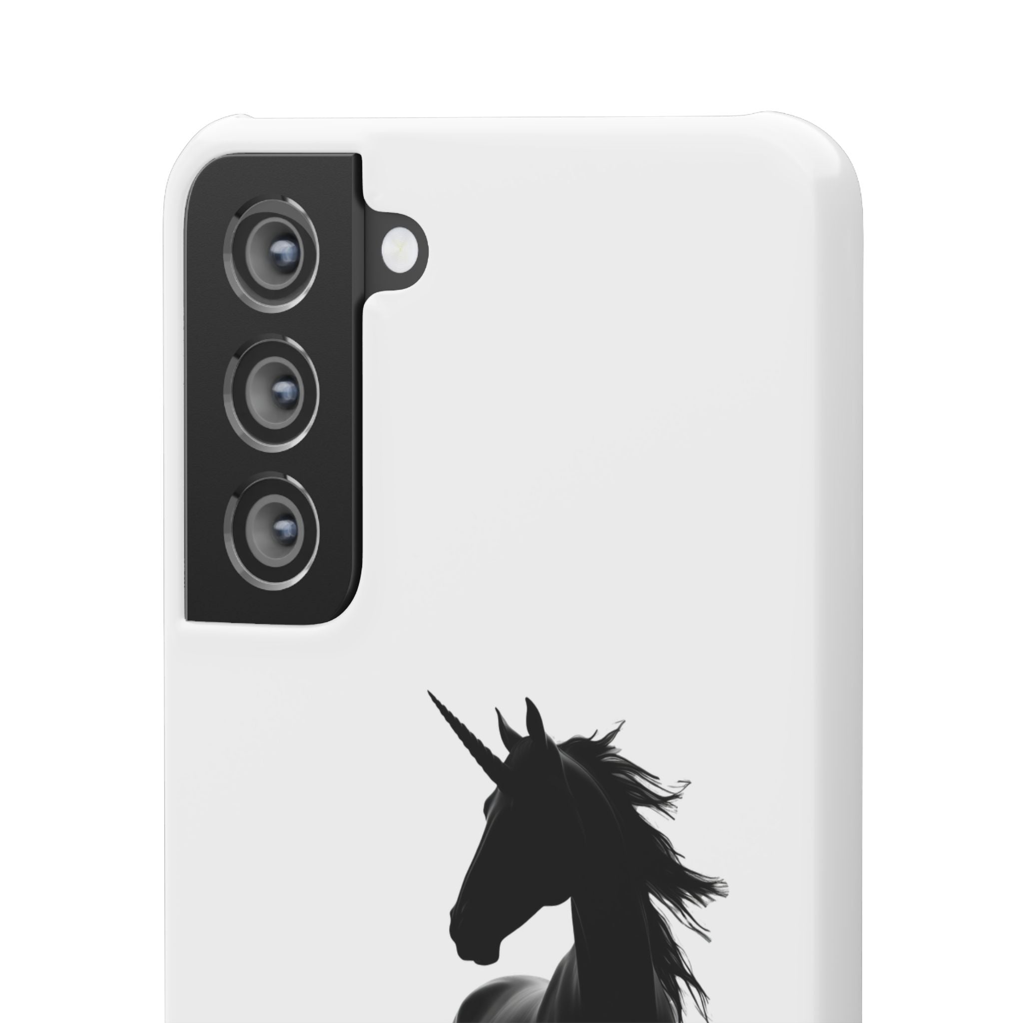 Unicorn Silhouette Phone Case – 'You found me' Protective Snap Case