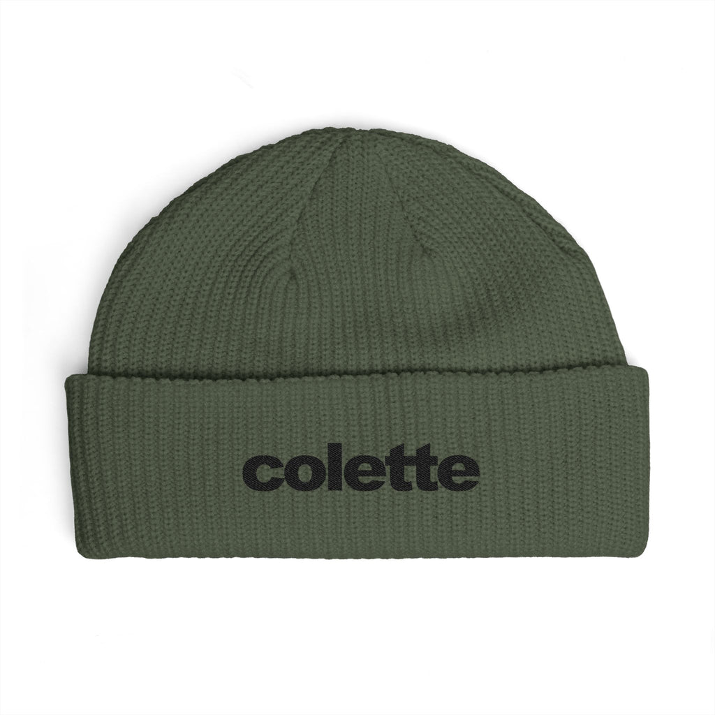 colette Cuff Beanie Ribbed Knit Winter Hat - 8 COLORS