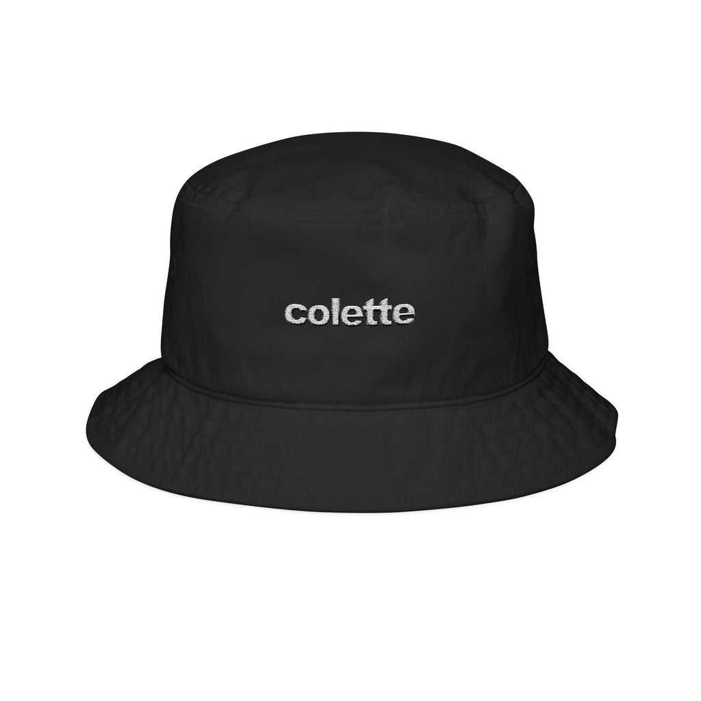 Embroidered "colette" Bucket Hat  - Casual Logo Summer Sun Hat