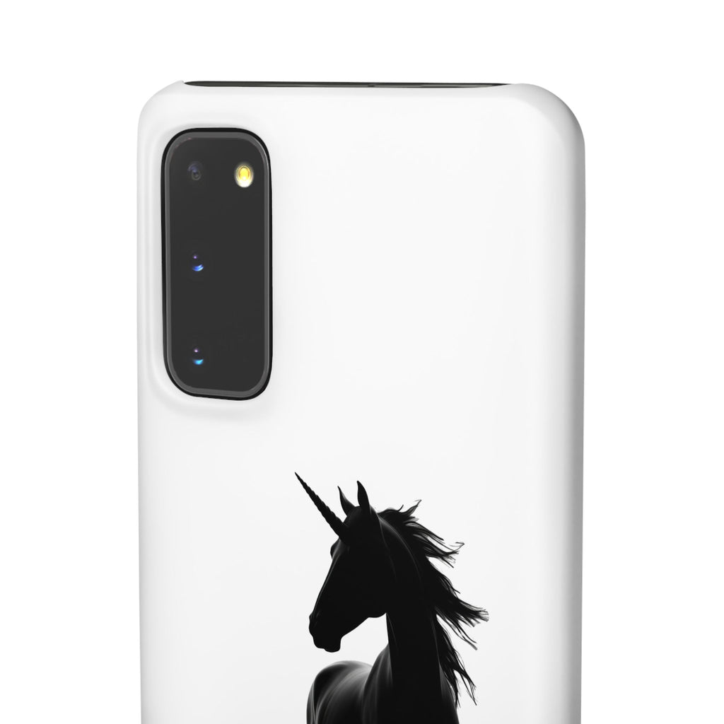 Unicorn Silhouette Phone Case – 'You found me' Protective Snap Case