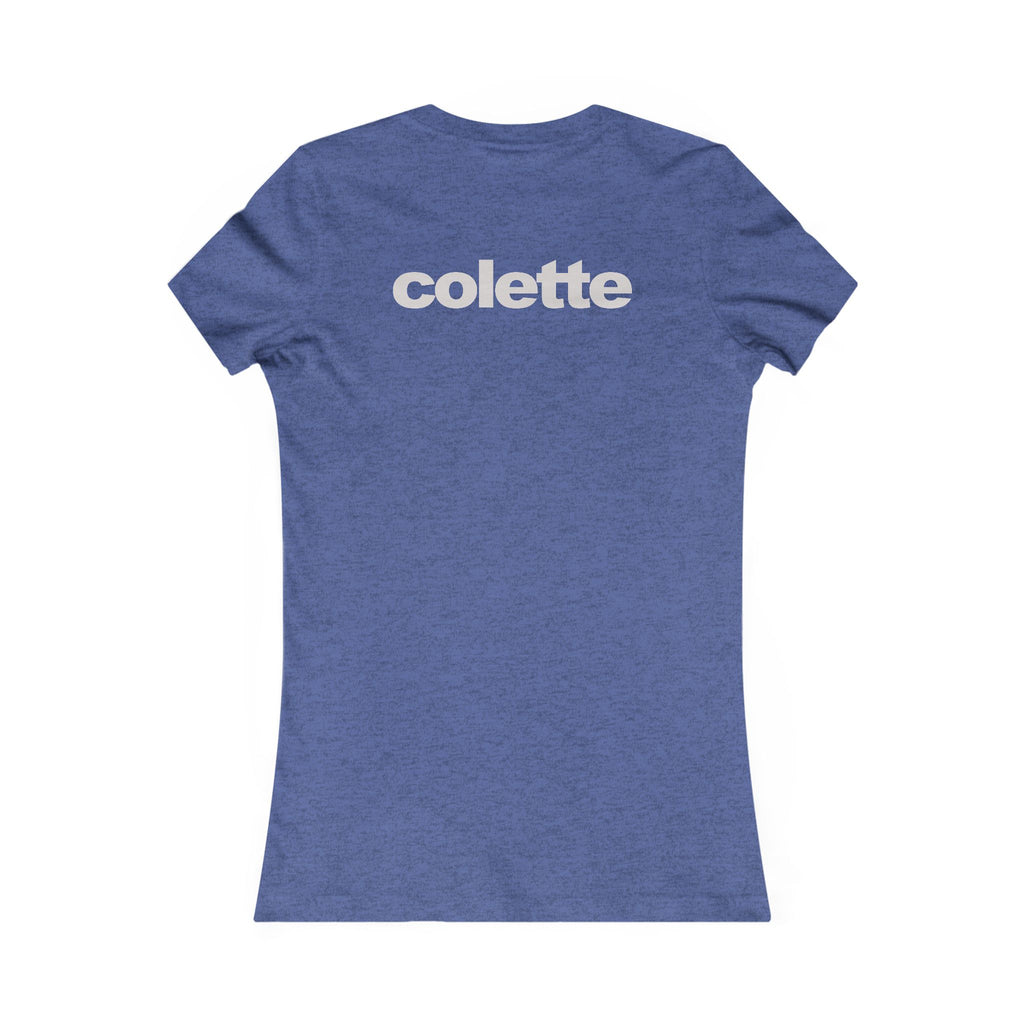 Behave Strikethrough -  Women's Fitted 'colette' Graphic T-Shirt - 15 COLORS