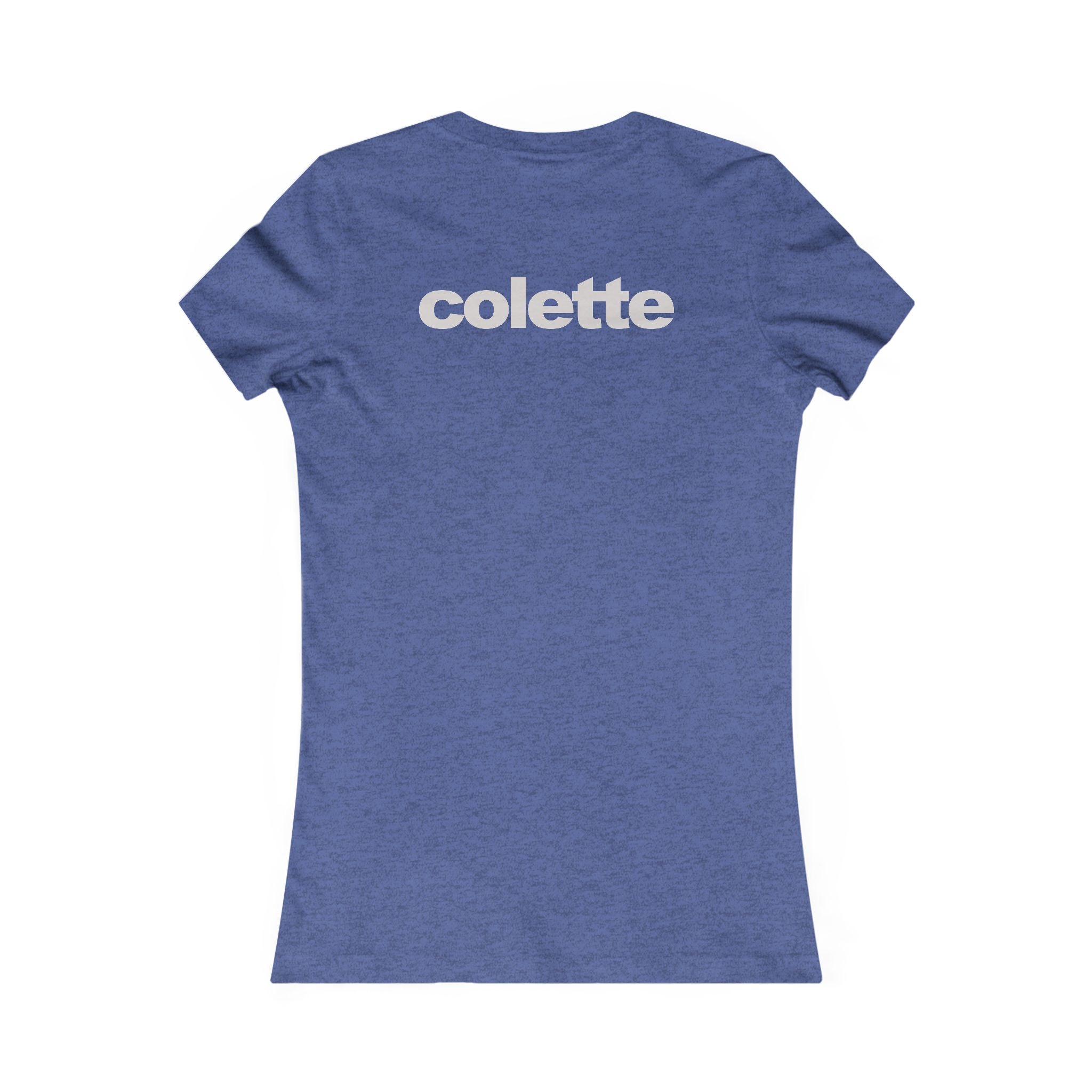 Behave Strikethrough -  Women's Fitted 'colette' Graphic T-Shirt - 15 COLORS