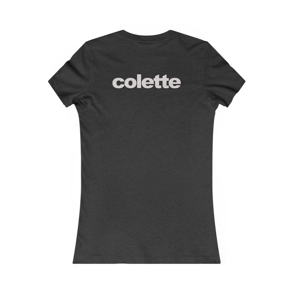 Behave Strikethrough -  Women's Fitted 'colette' Graphic T-Shirt - 15 COLORS