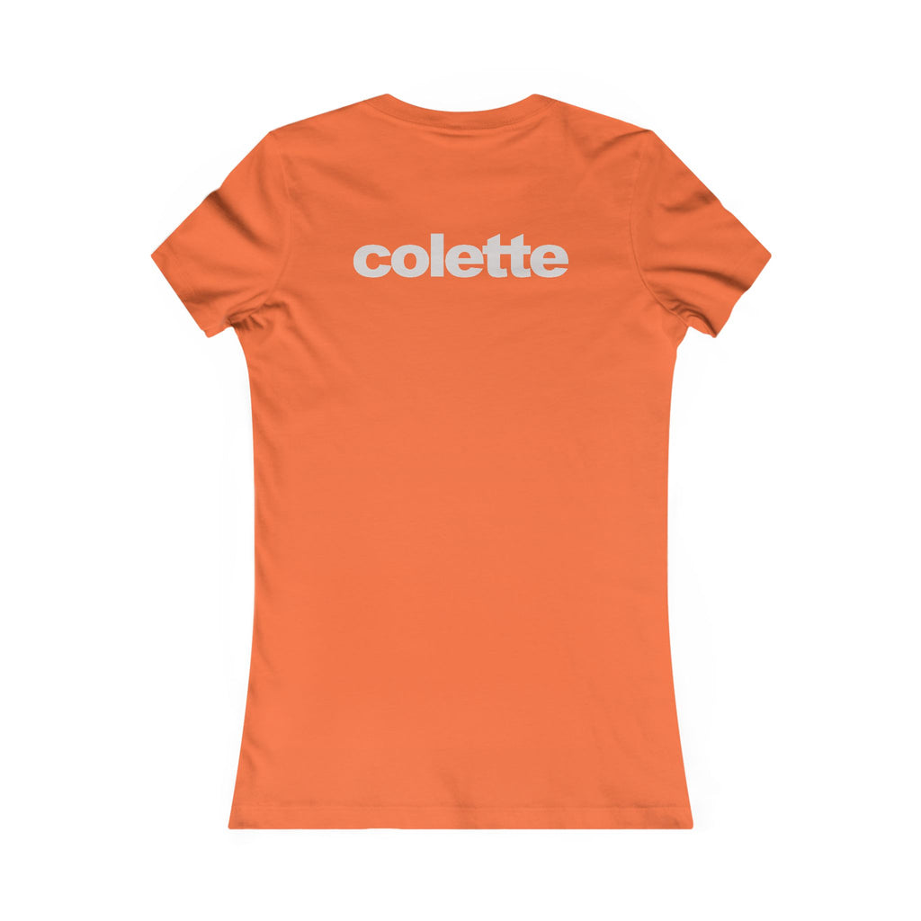 Behave Strikethrough -  Women's Fitted 'colette' Graphic T-Shirt - 15 COLORS