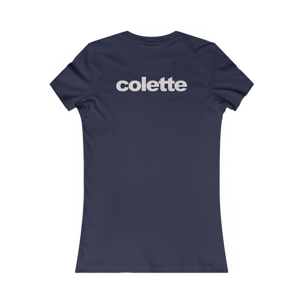Behave Strikethrough -  Women's Fitted 'colette' Graphic T-Shirt - 15 COLORS