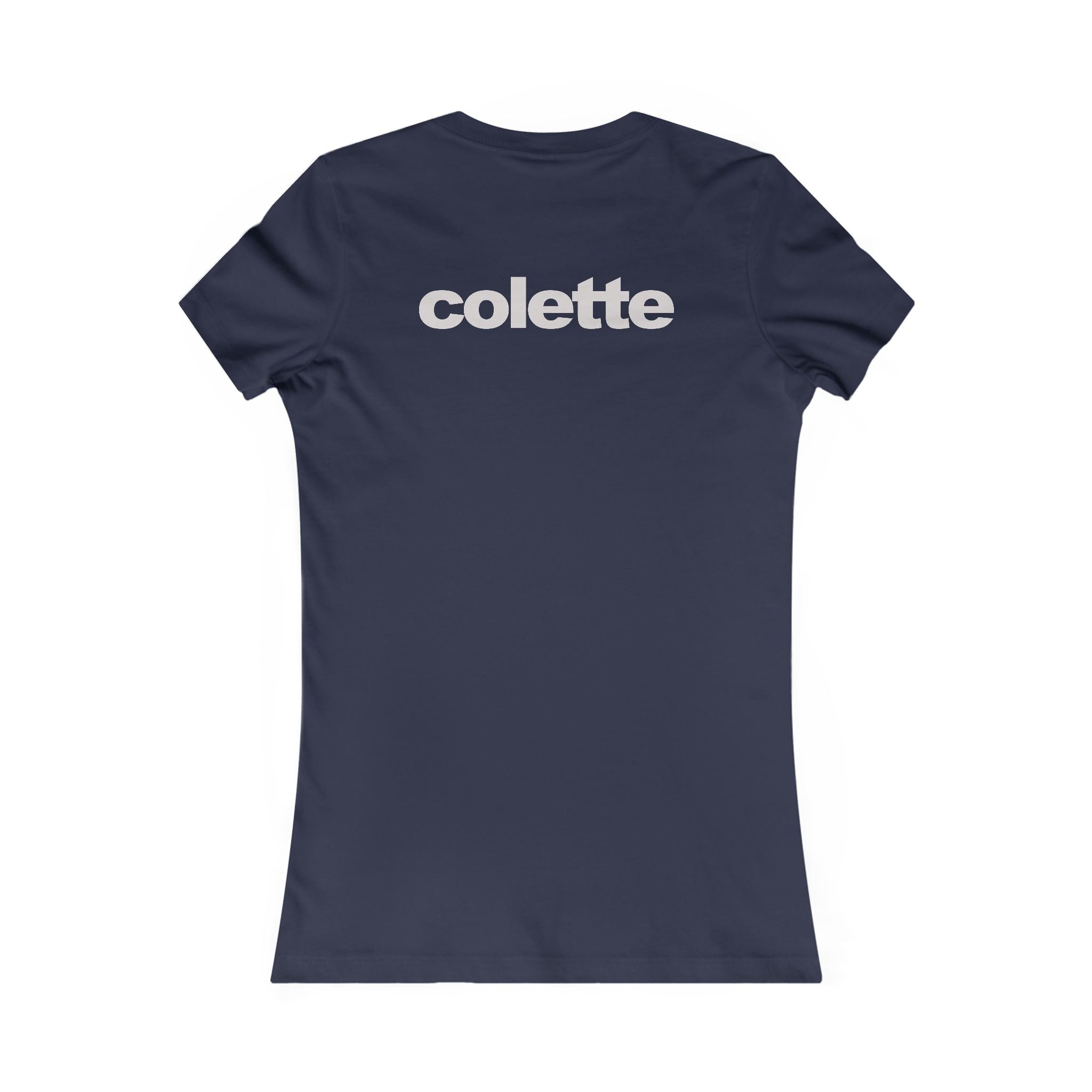 Behave Strikethrough -  Women's Fitted 'colette' Graphic T-Shirt - 15 COLORS