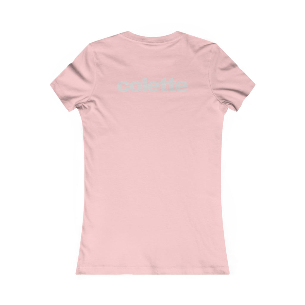 Behave Strikethrough -  Women's Fitted 'colette' Graphic T-Shirt - 15 COLORS