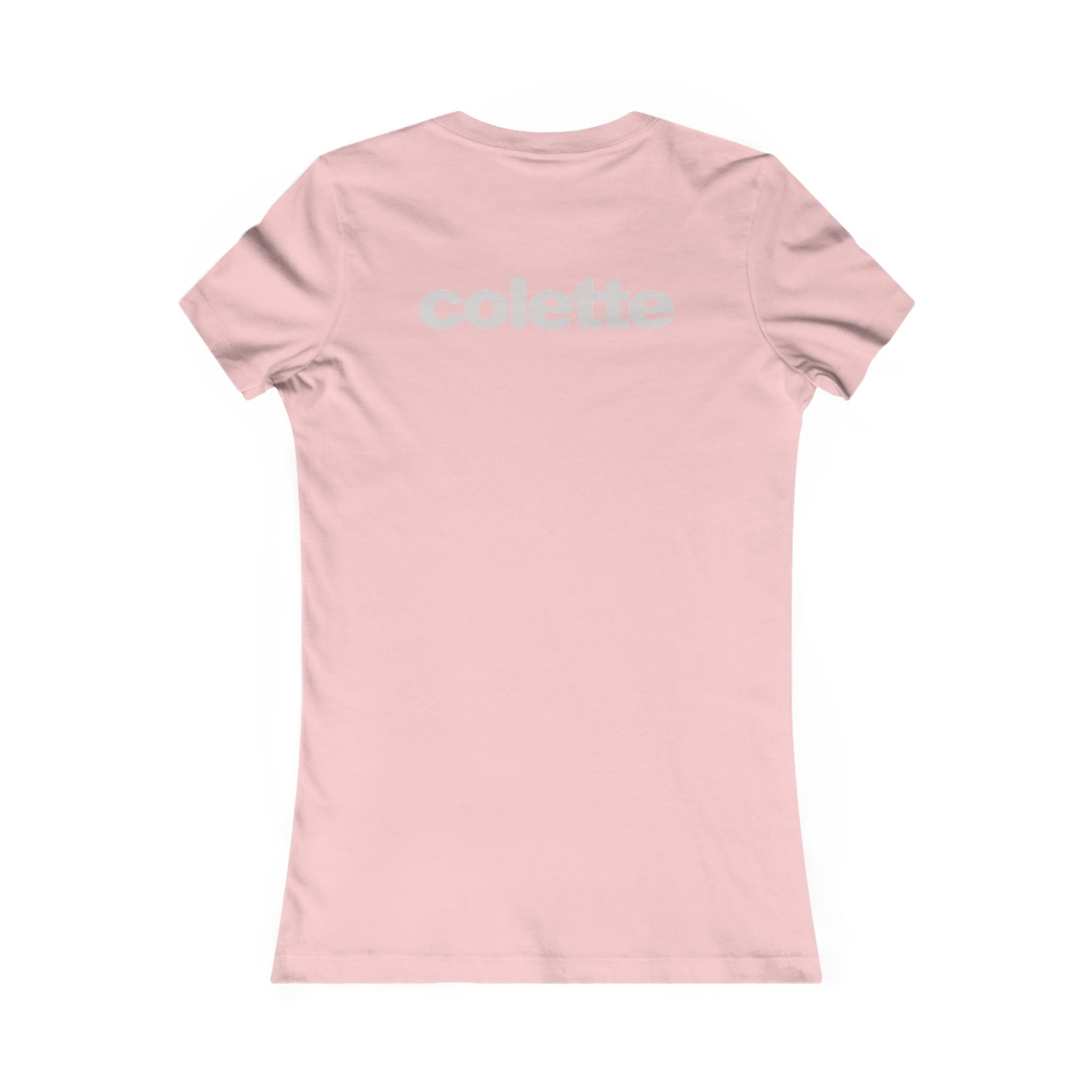 Behave Strikethrough -  Women's Fitted 'colette' Graphic T-Shirt - 15 COLORS