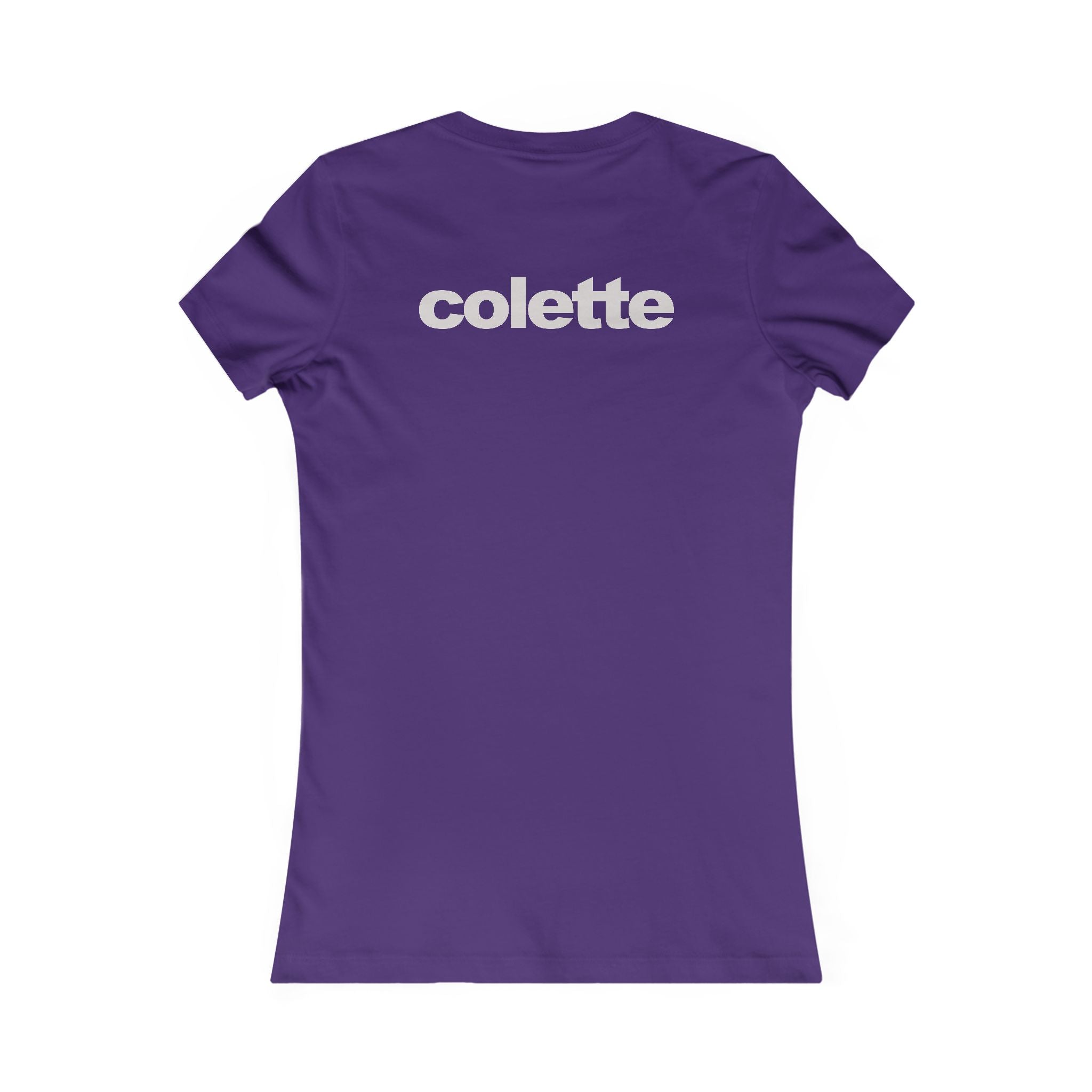 Behave Strikethrough -  Women's Fitted 'colette' Graphic T-Shirt - 15 COLORS