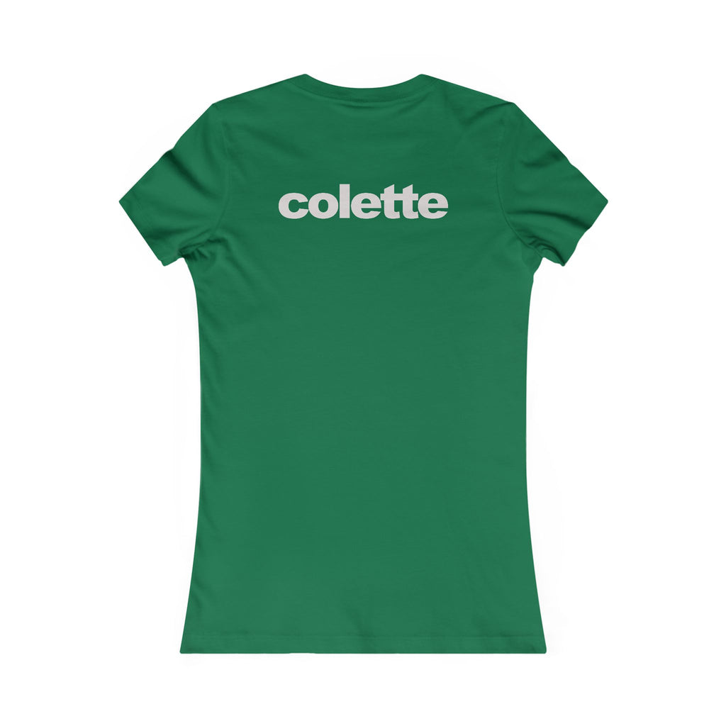 Behave Strikethrough -  Women's Fitted 'colette' Graphic T-Shirt - 15 COLORS