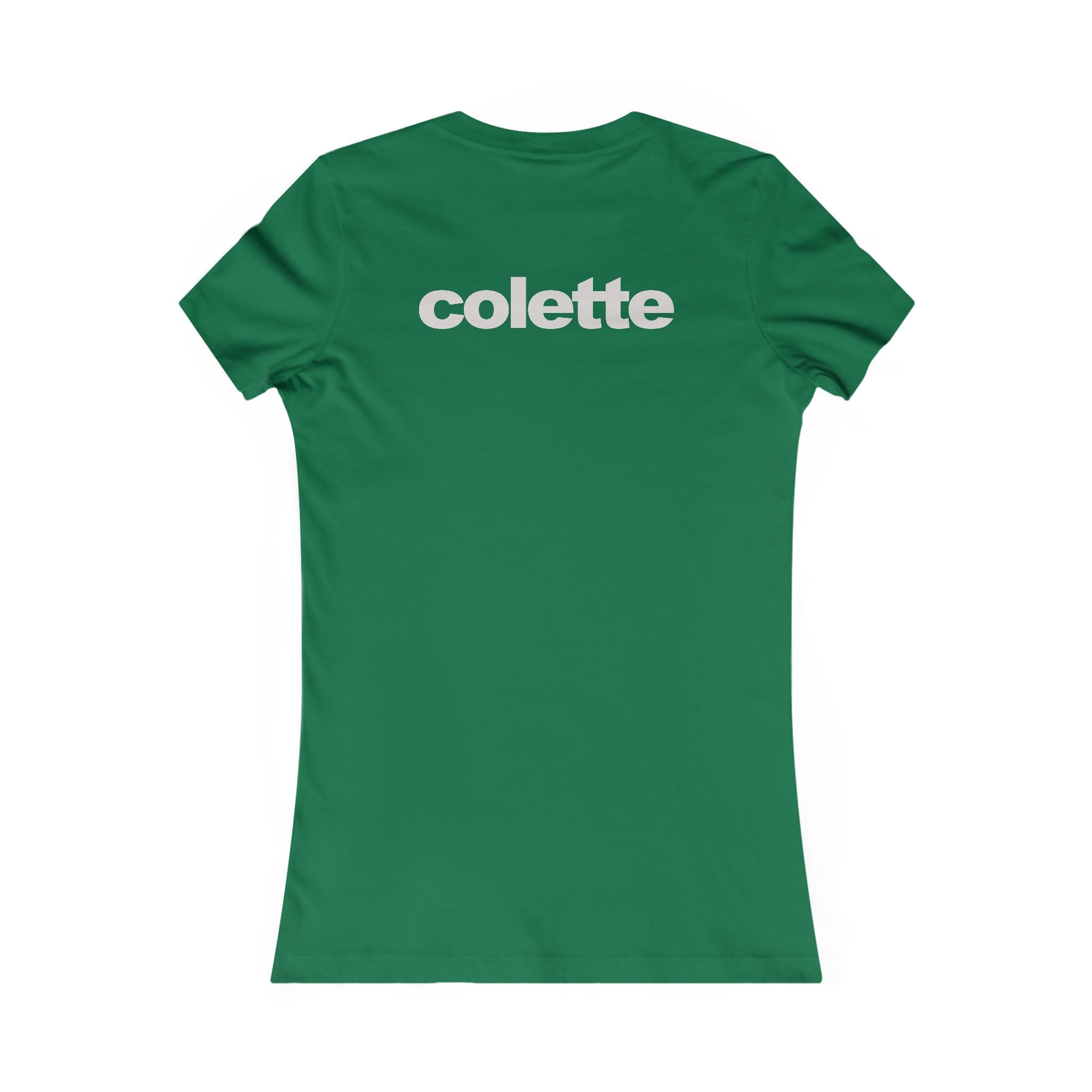 Behave Strikethrough -  Women's Fitted 'colette' Graphic T-Shirt - 15 COLORS