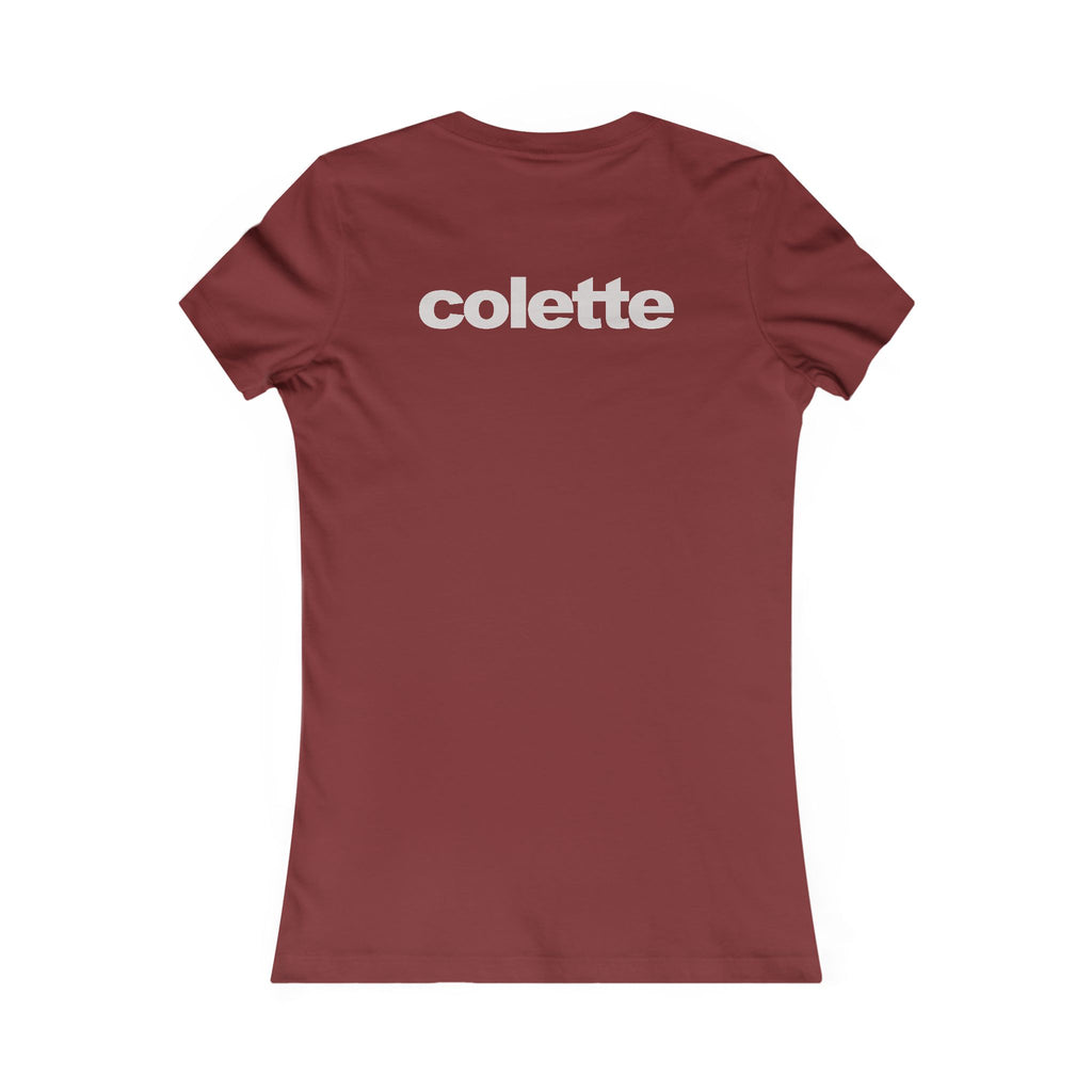 Behave Strikethrough -  Women's Fitted 'colette' Graphic T-Shirt - 15 COLORS