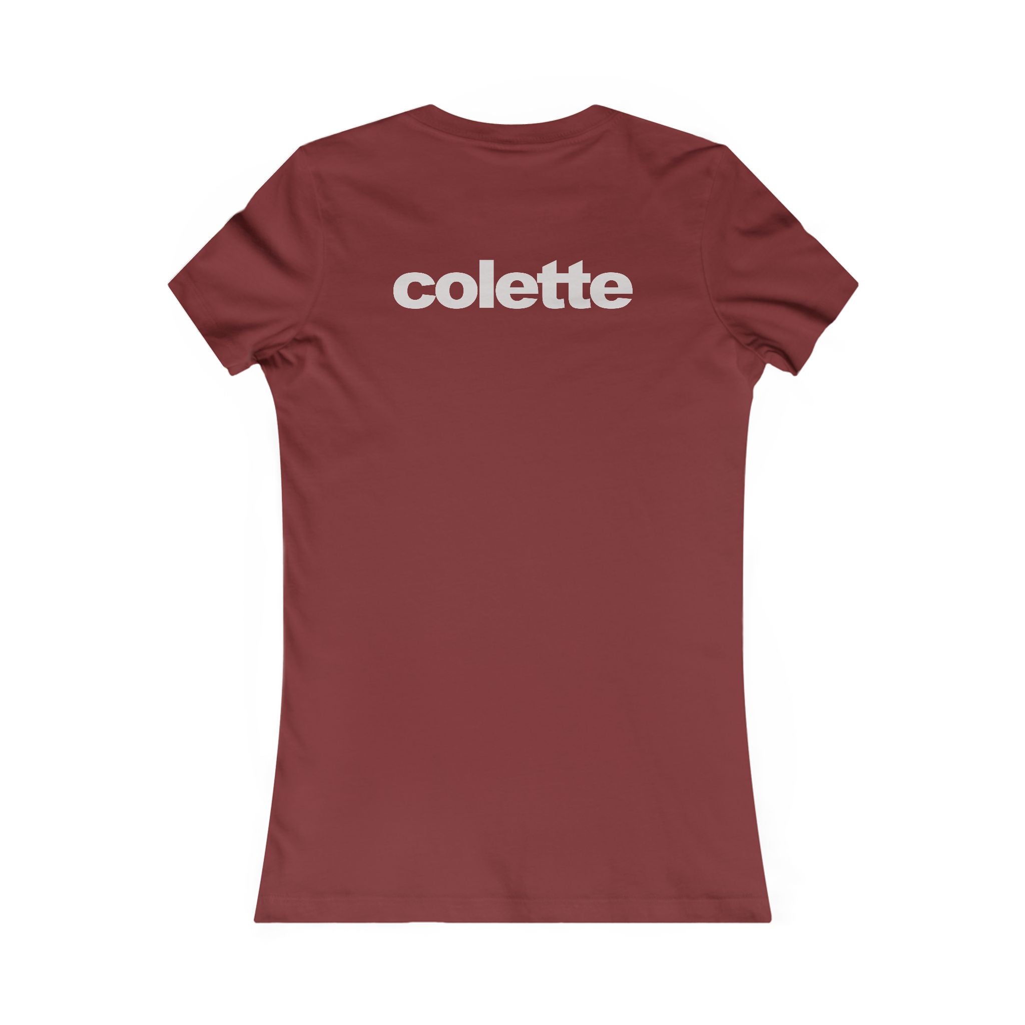 Behave Strikethrough -  Women's Fitted 'colette' Graphic T-Shirt - 15 COLORS