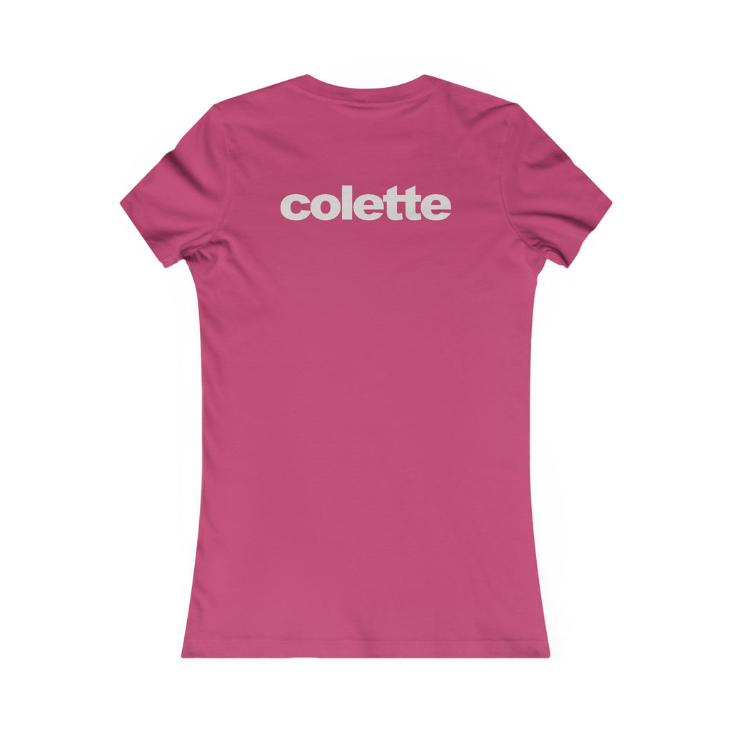 Behave Strikethrough -  Women's Fitted 'colette' Graphic T-Shirt - 15 COLORS