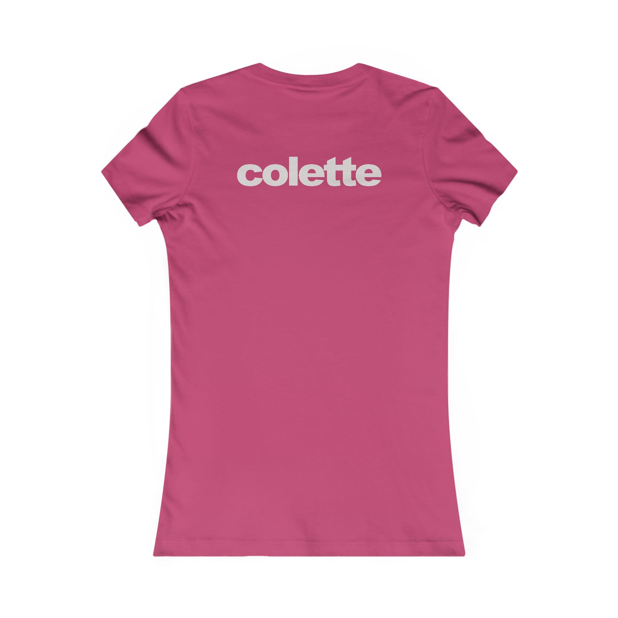Behave Strikethrough -  Women's Fitted 'colette' Graphic T-Shirt - 15 COLORS