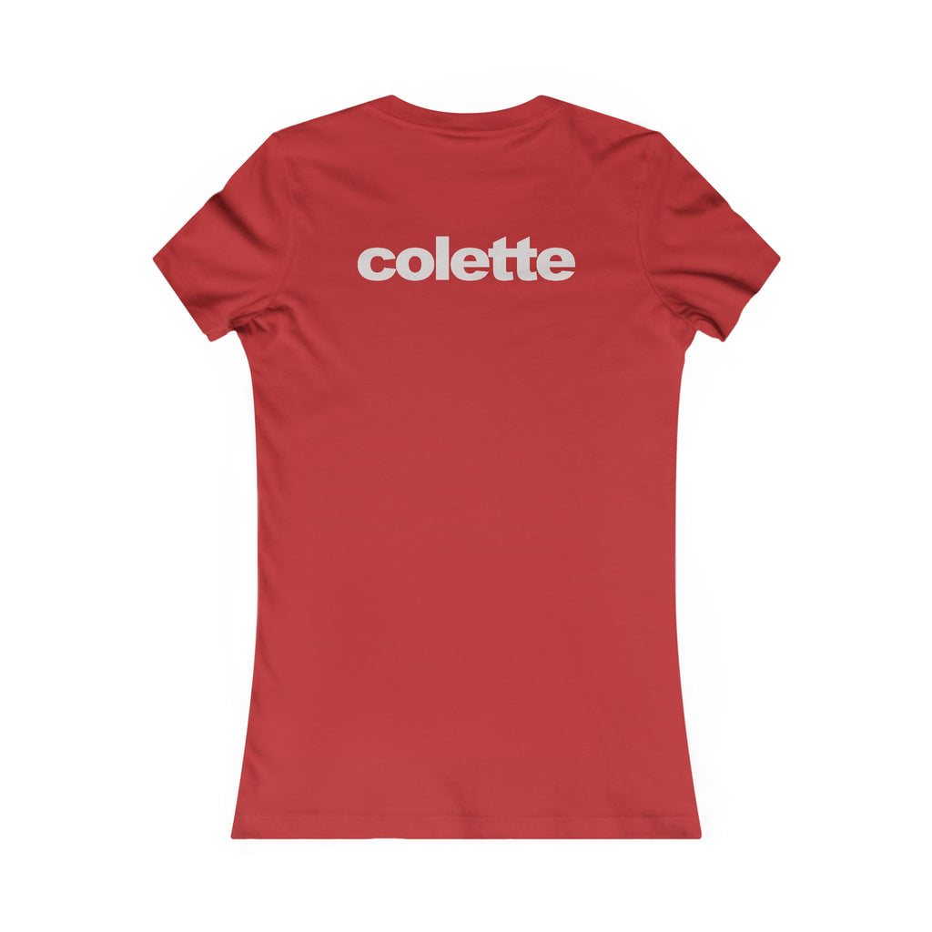 Behave Strikethrough -  Women's Fitted 'colette' Graphic T-Shirt - 15 COLORS