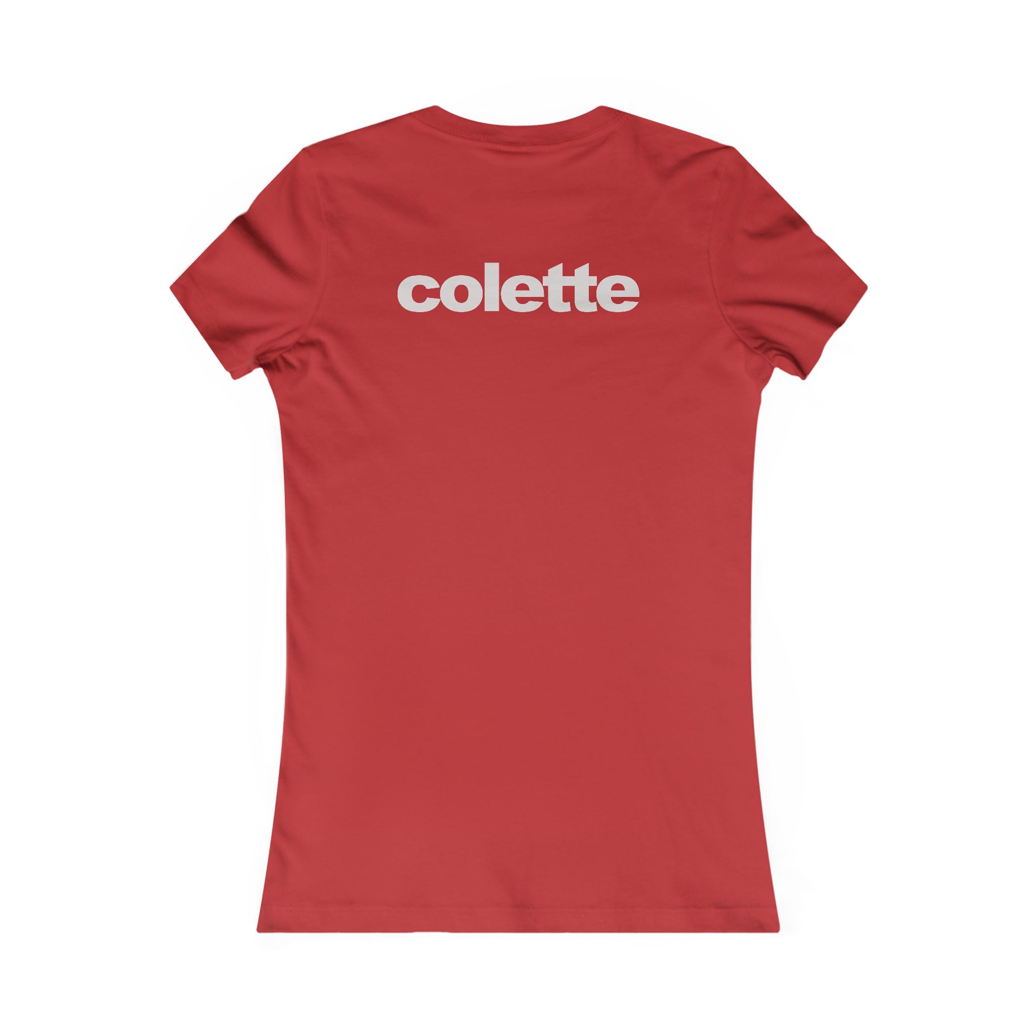 Behave Strikethrough -  Women's Fitted 'colette' Graphic T-Shirt - 15 COLORS