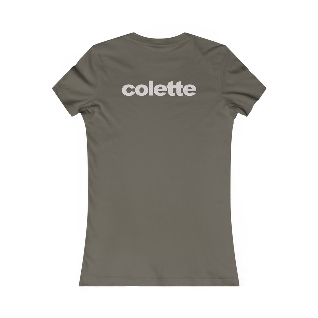 Behave Strikethrough -  Women's Fitted 'colette' Graphic T-Shirt - 15 COLORS
