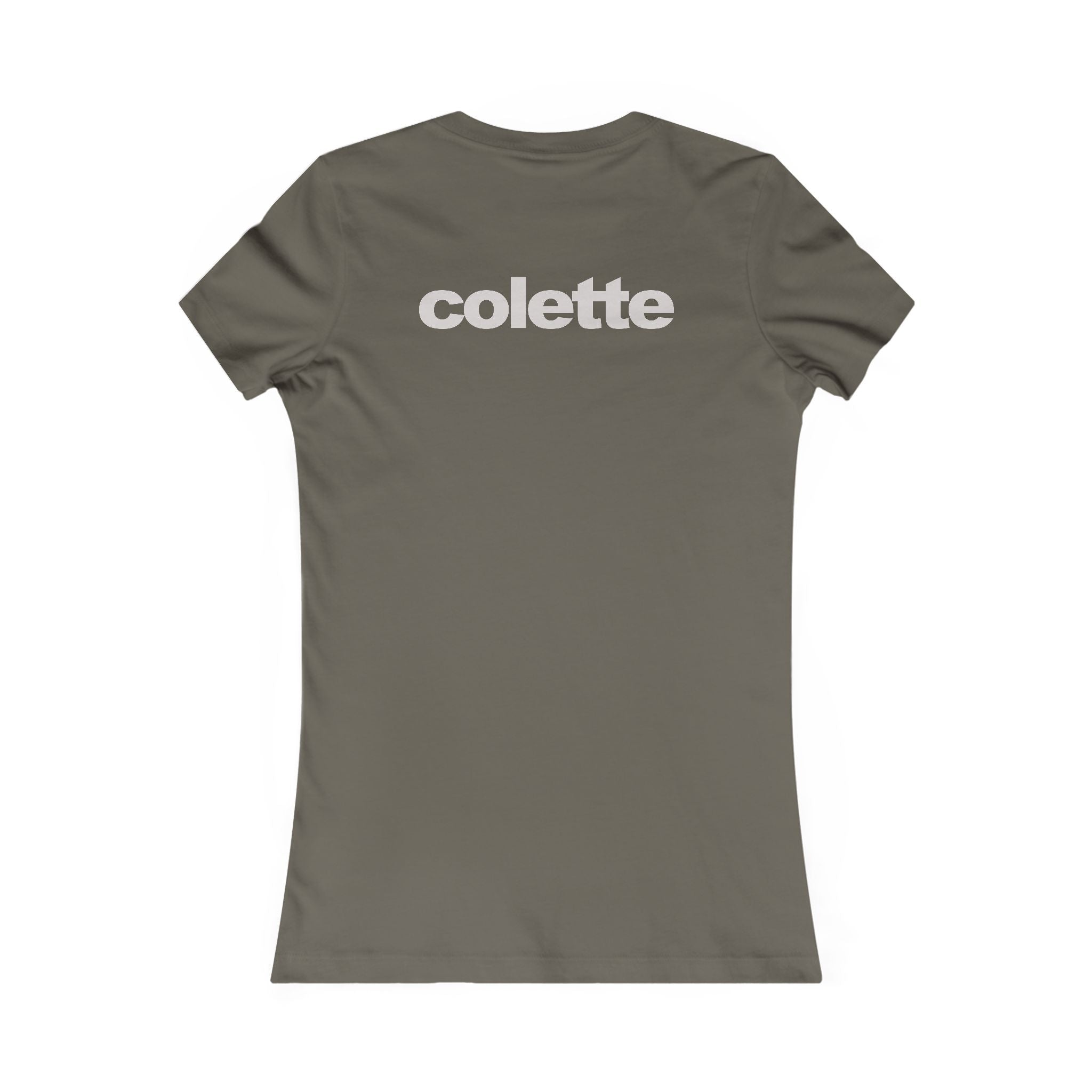 Behave Strikethrough -  Women's Fitted 'colette' Graphic T-Shirt - 15 COLORS